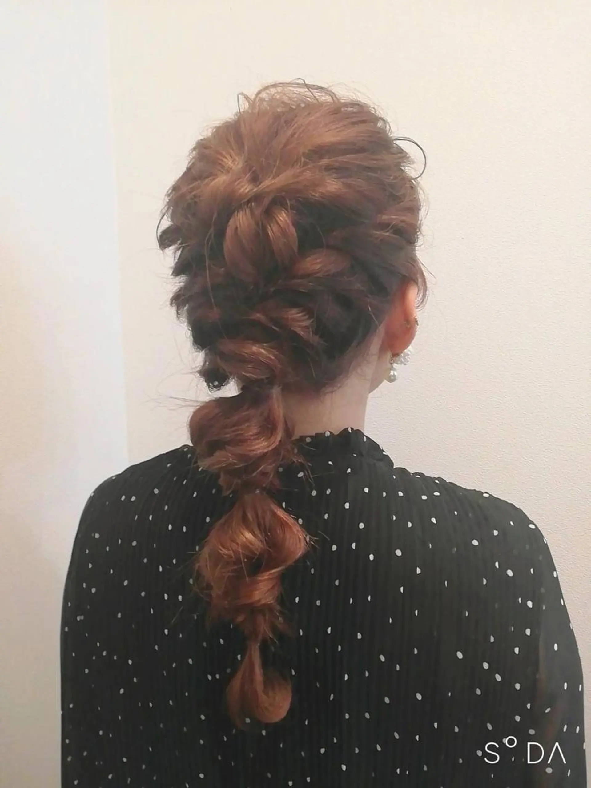 カラー ヘアアレンジ リルウヘアー 天王寺のヘアスタイル