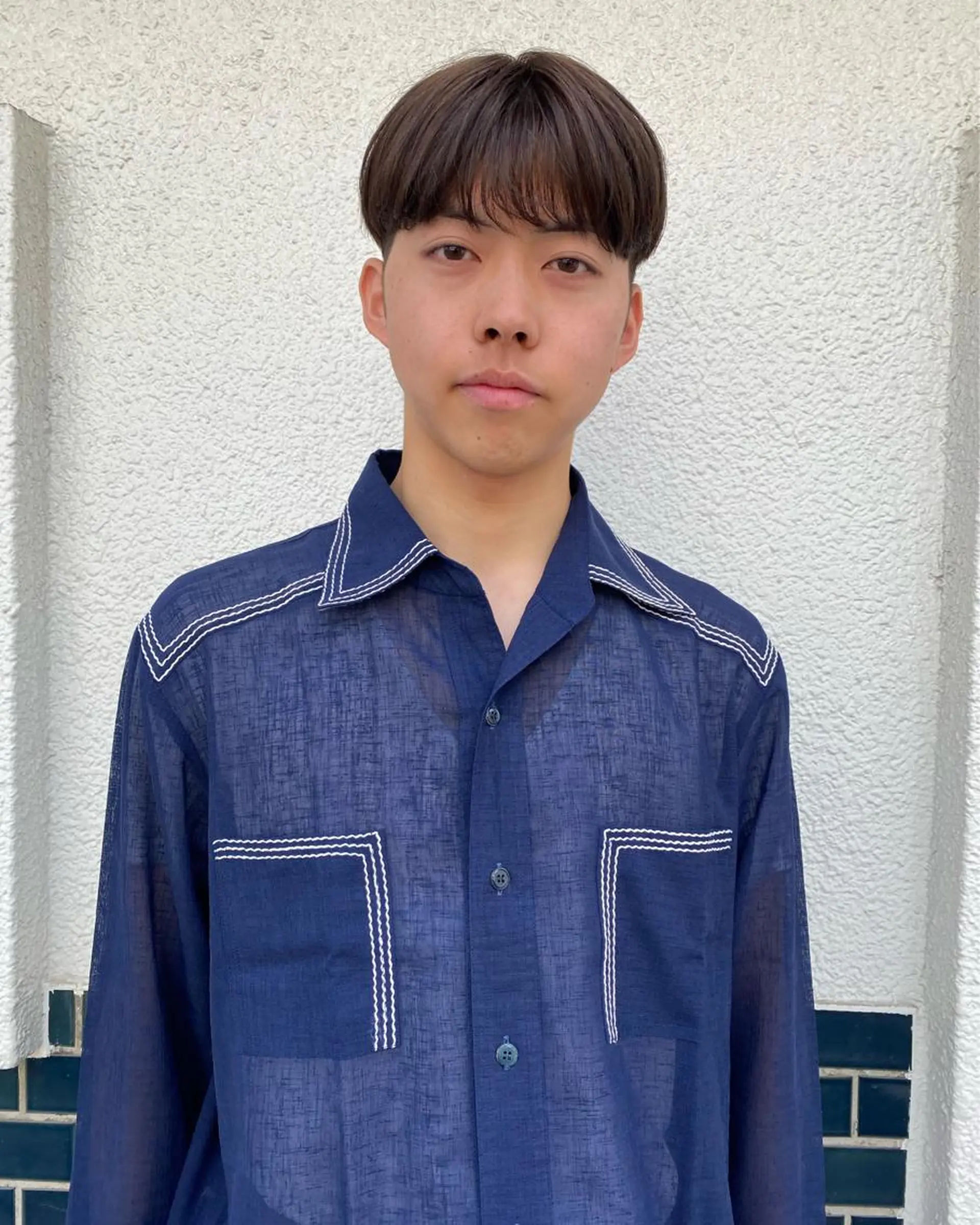 メンズ パーマ、髪質改善 カズマのヘアスタイル