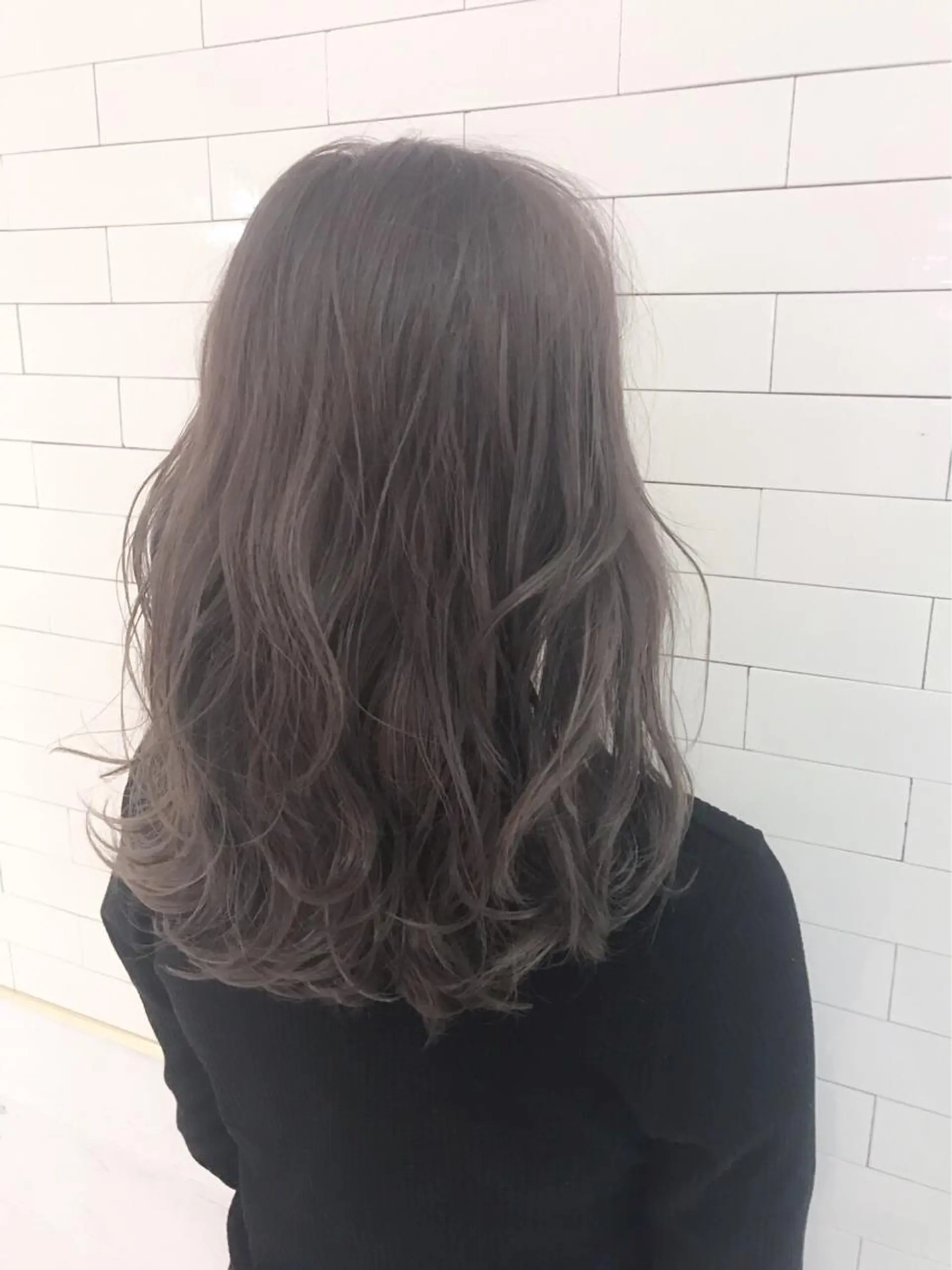 ミディアム カラー グレージュ 🧡ショートの達人 🧡SHOのヘアスタイル