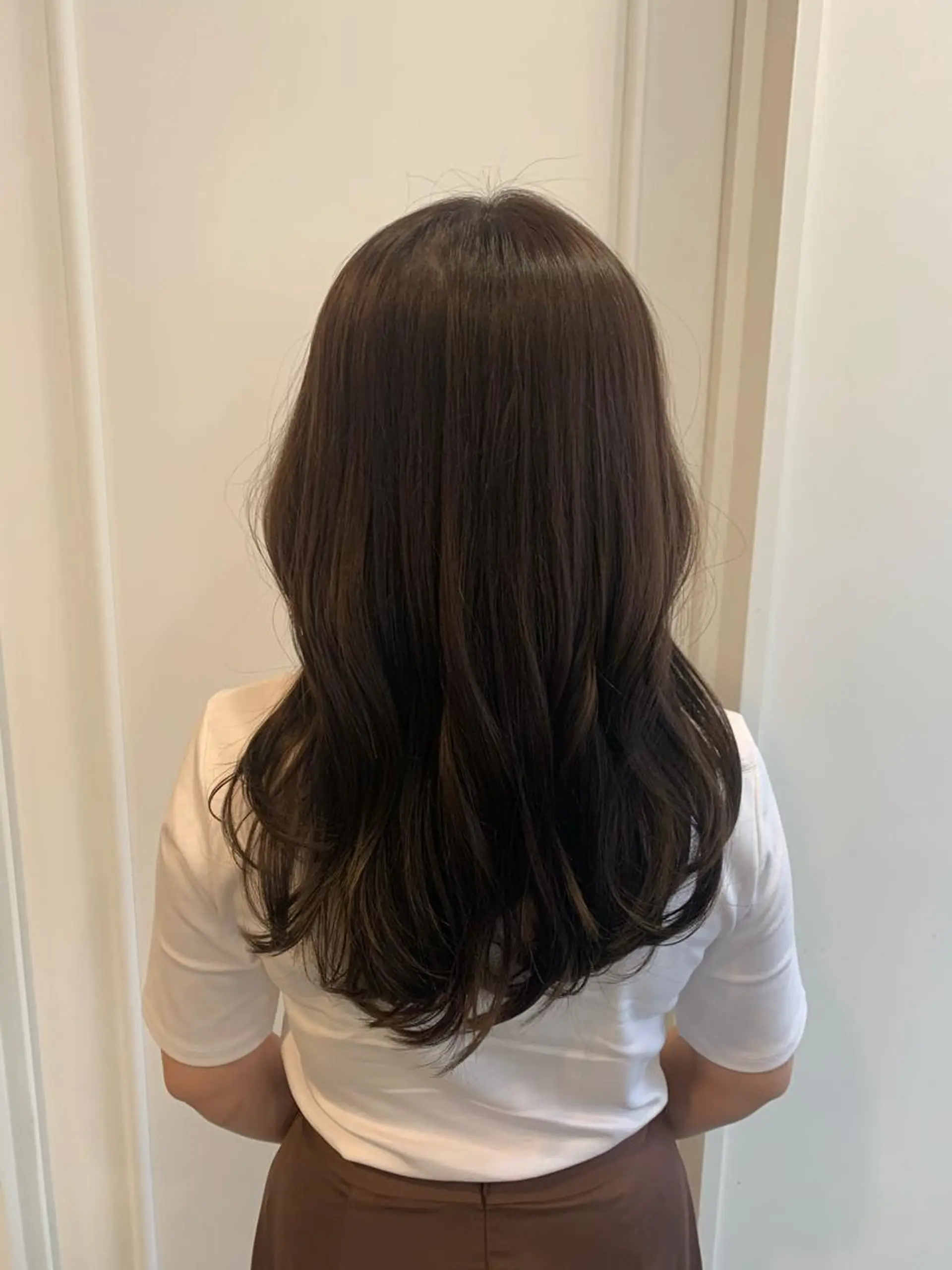 ロング カラー ブラウンカラー イルミナカラー ラベンダーカラー トリートメント 韓国🇰🇷髪質改善 Chisaki치사키のヘアスタイル