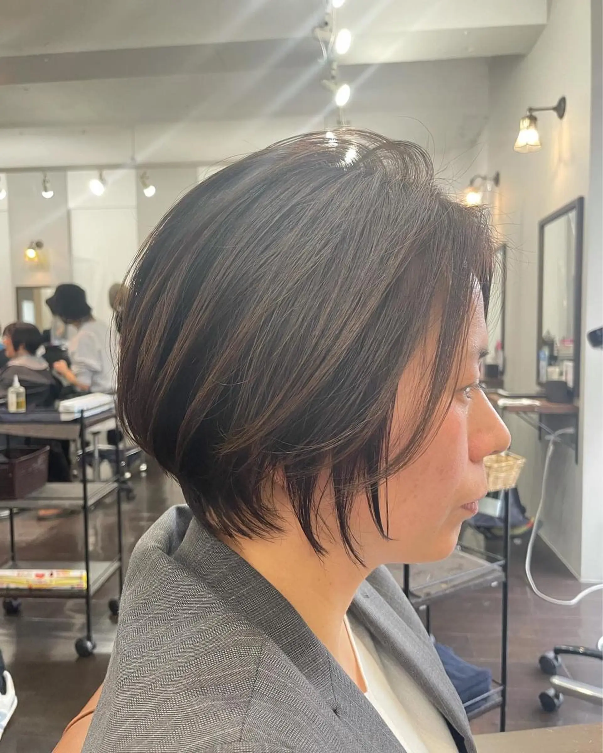 ミディアム 【店長】ショート 似合わせ🦩相羽里美のヘアスタイル