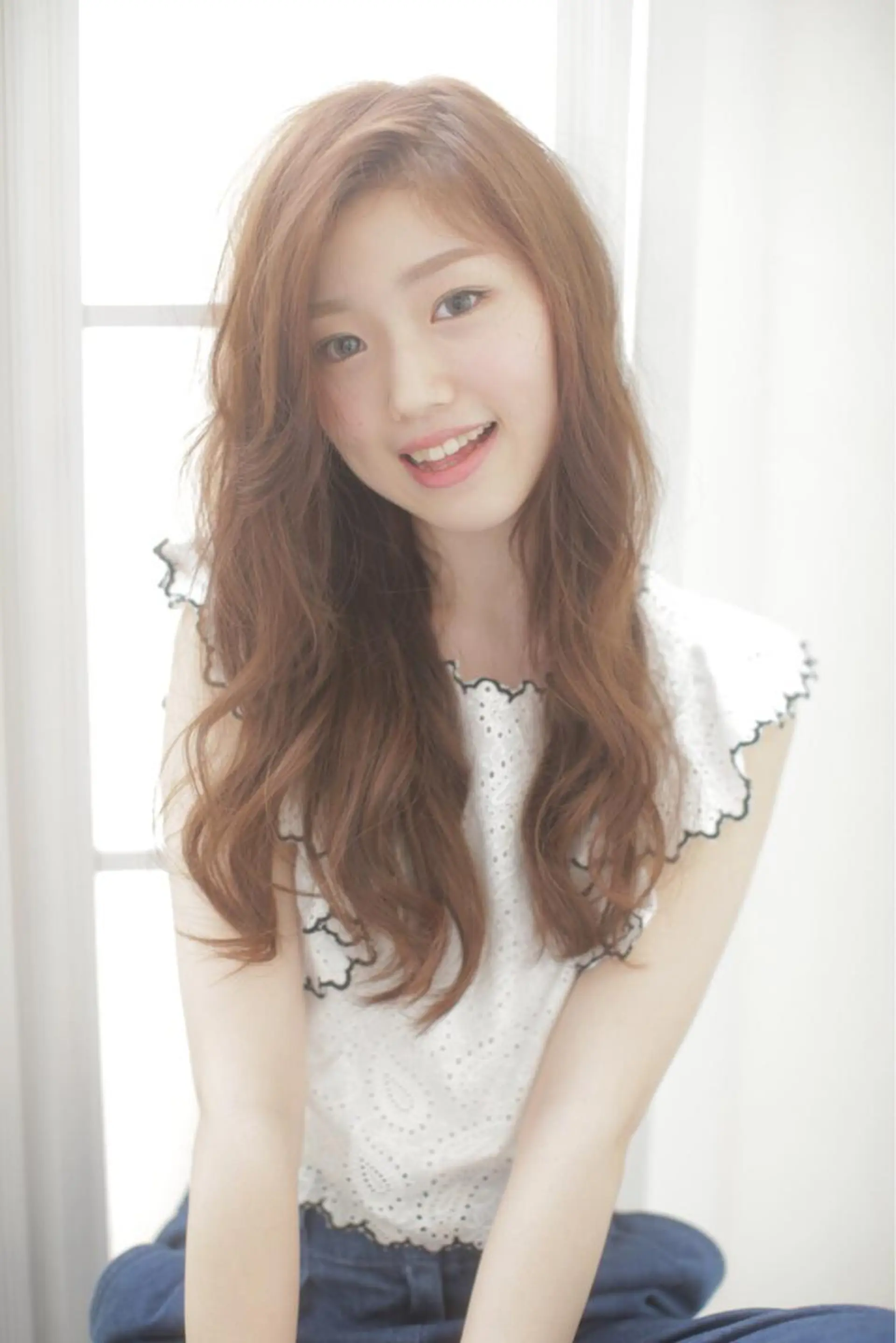 ミディアム セミロング ヘアアレンジ カット ヘアカラー _WHITE高槻所属・_WHITE高槻店 yusukeのヘアスタイル