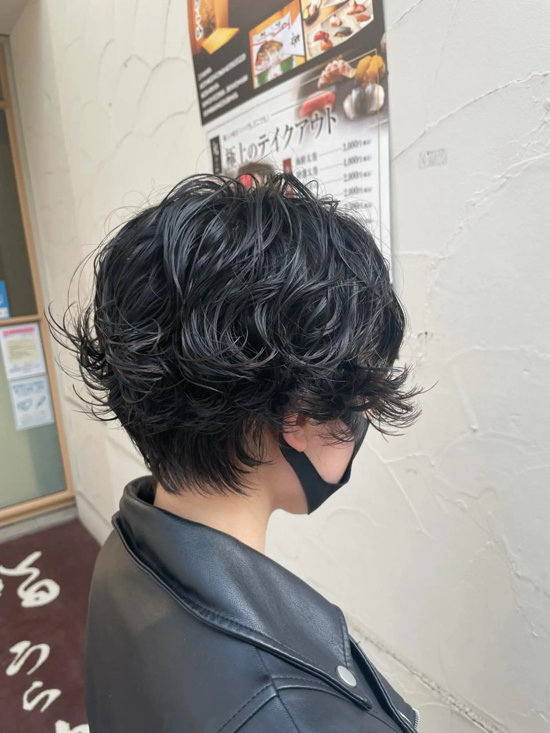 ショート パーマ 大石 陽菜のヘアスタイル