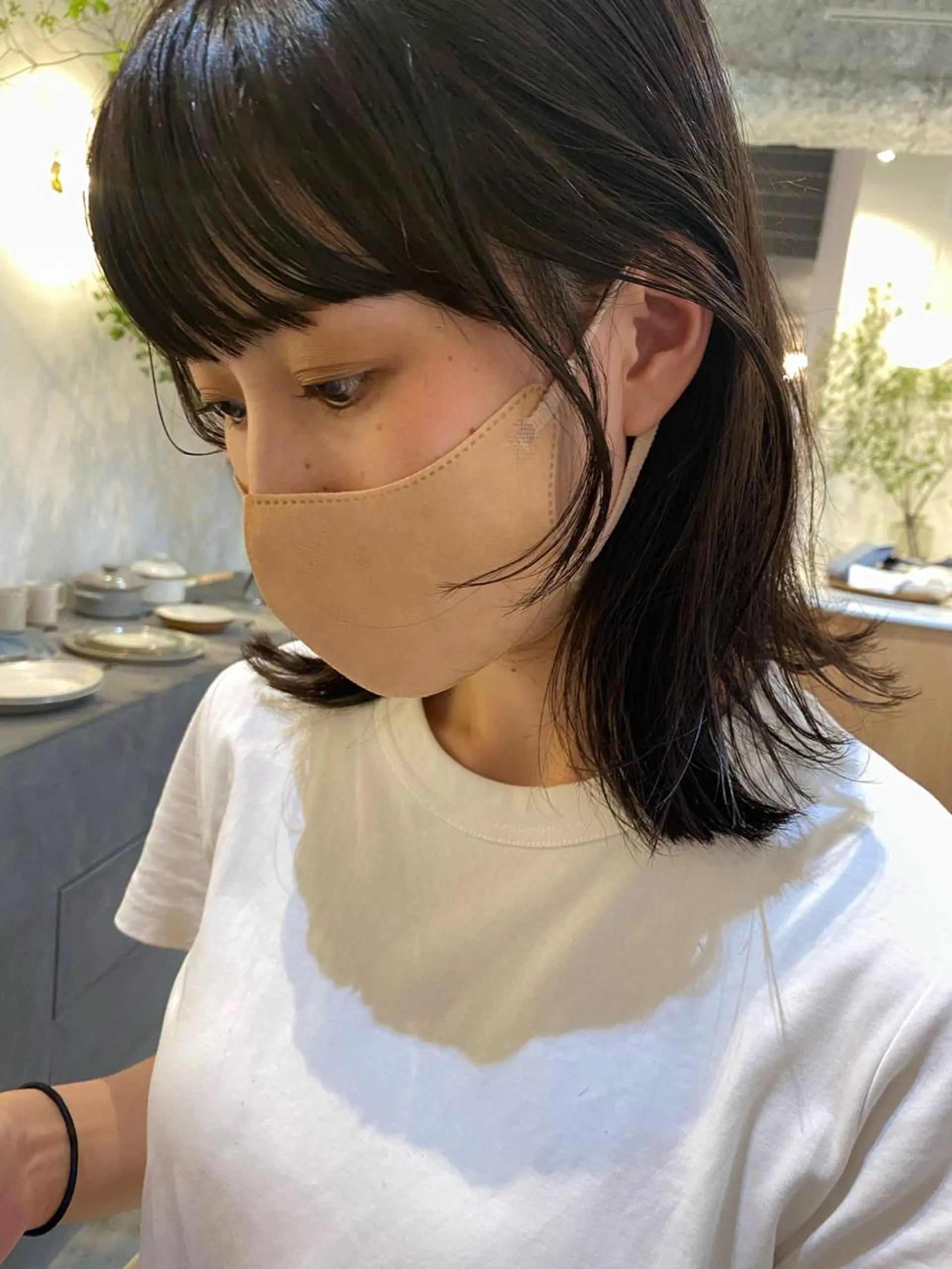 ミディアム カラー 砂原 ひよりのヘアスタイル