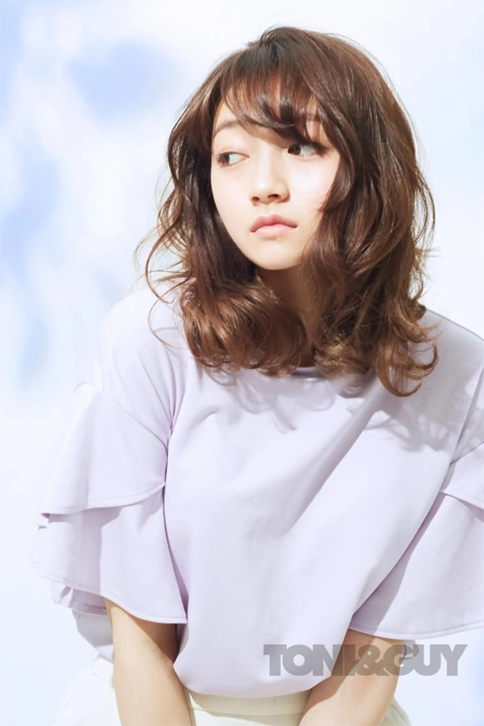 セミロング パーマ 橋口 晃典のヘアスタイル