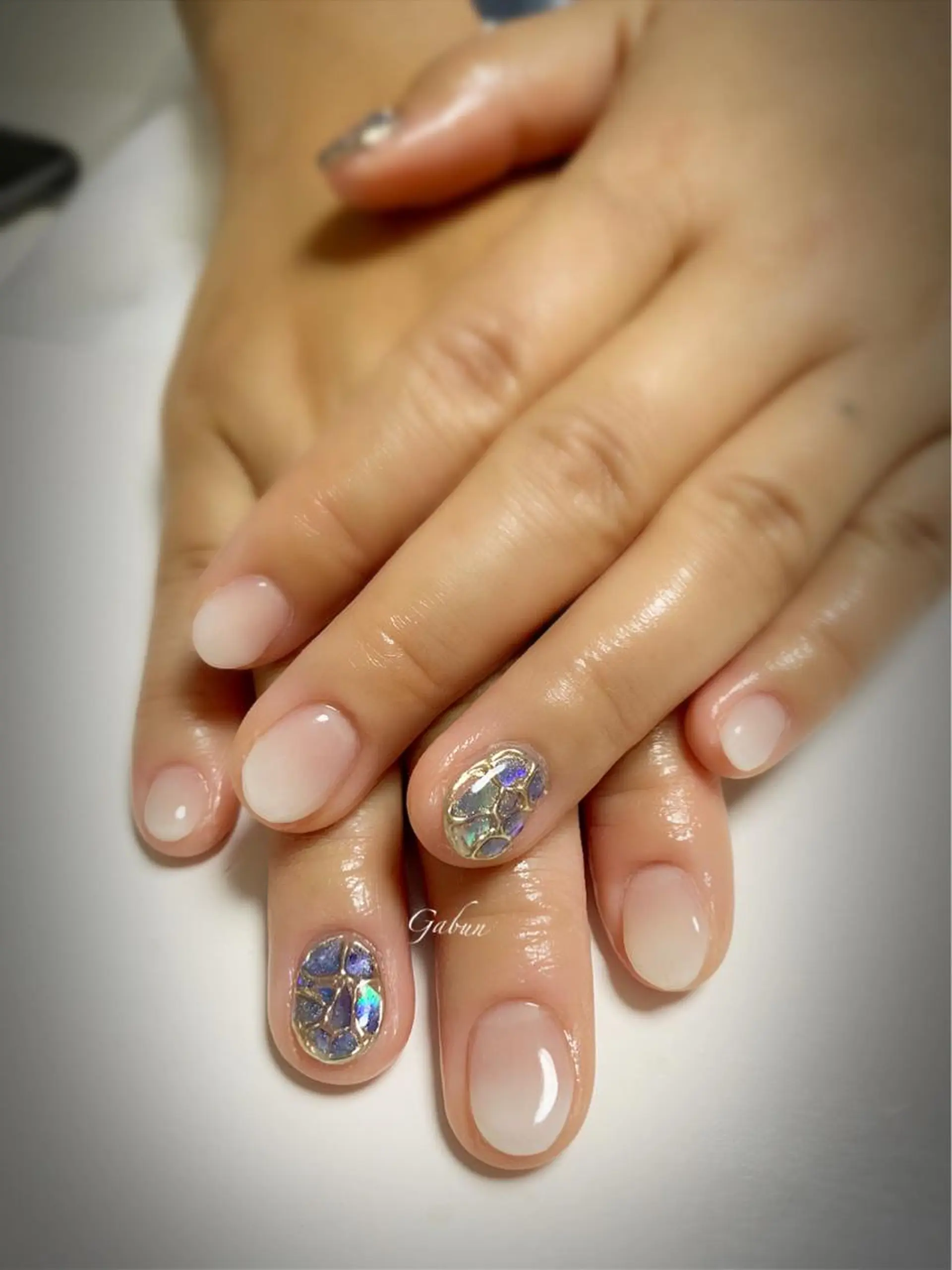 ショート LOTUS ネイルサロンのネイルデザイン