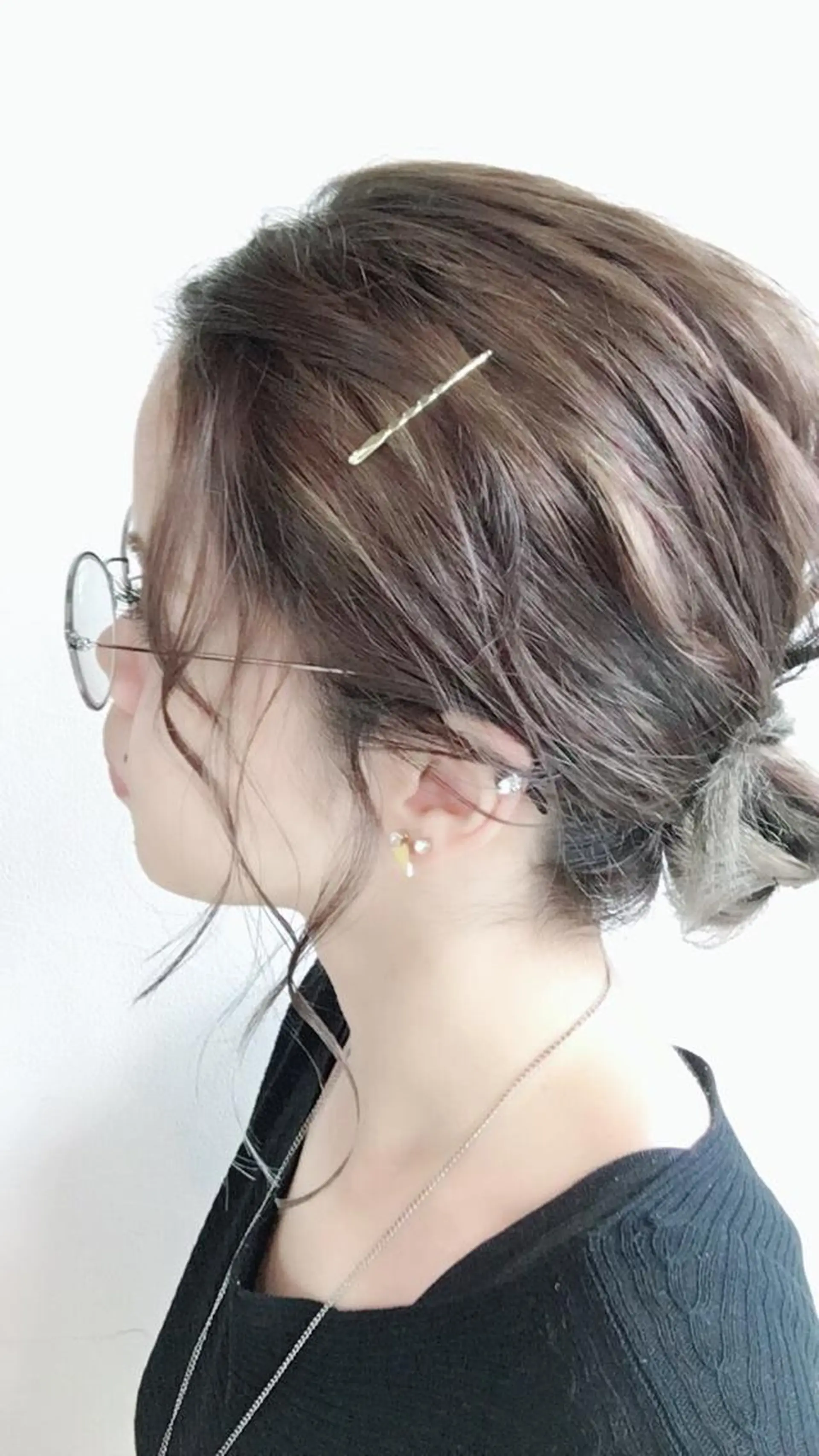 ミディアム 河野 薫のヘアスタイル