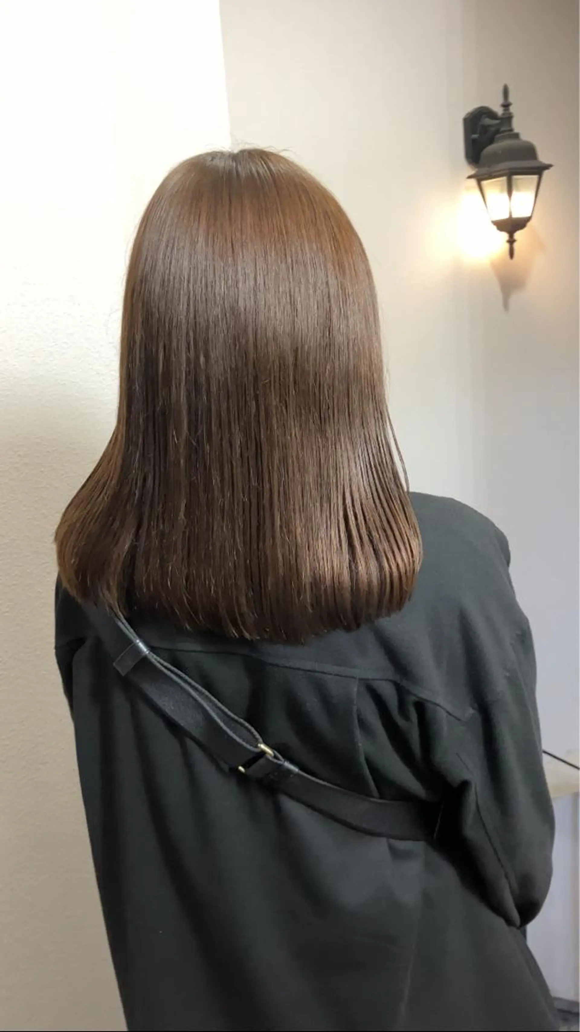 セミロング くせ毛 髪質改善 縮毛矯正 wa daのヘアスタイル
