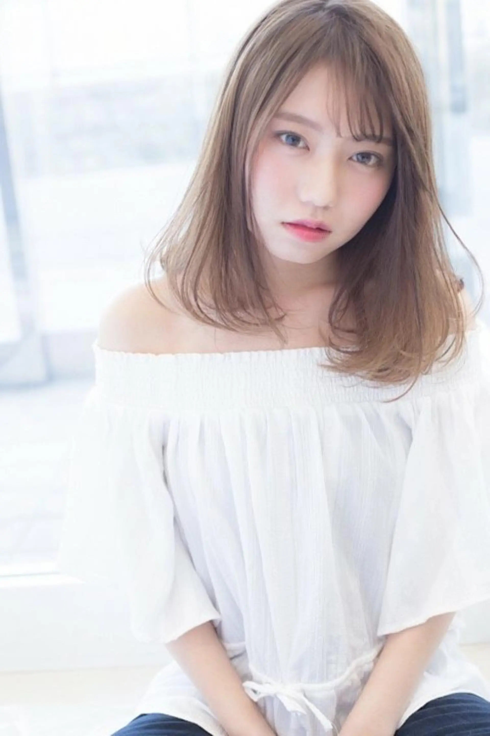 ミディアム カラー ベージュカラー 透明感カラー カット ヘアカラー トリートメント 🌟艶髪カラー 🌟サイトウのヘアスタイル