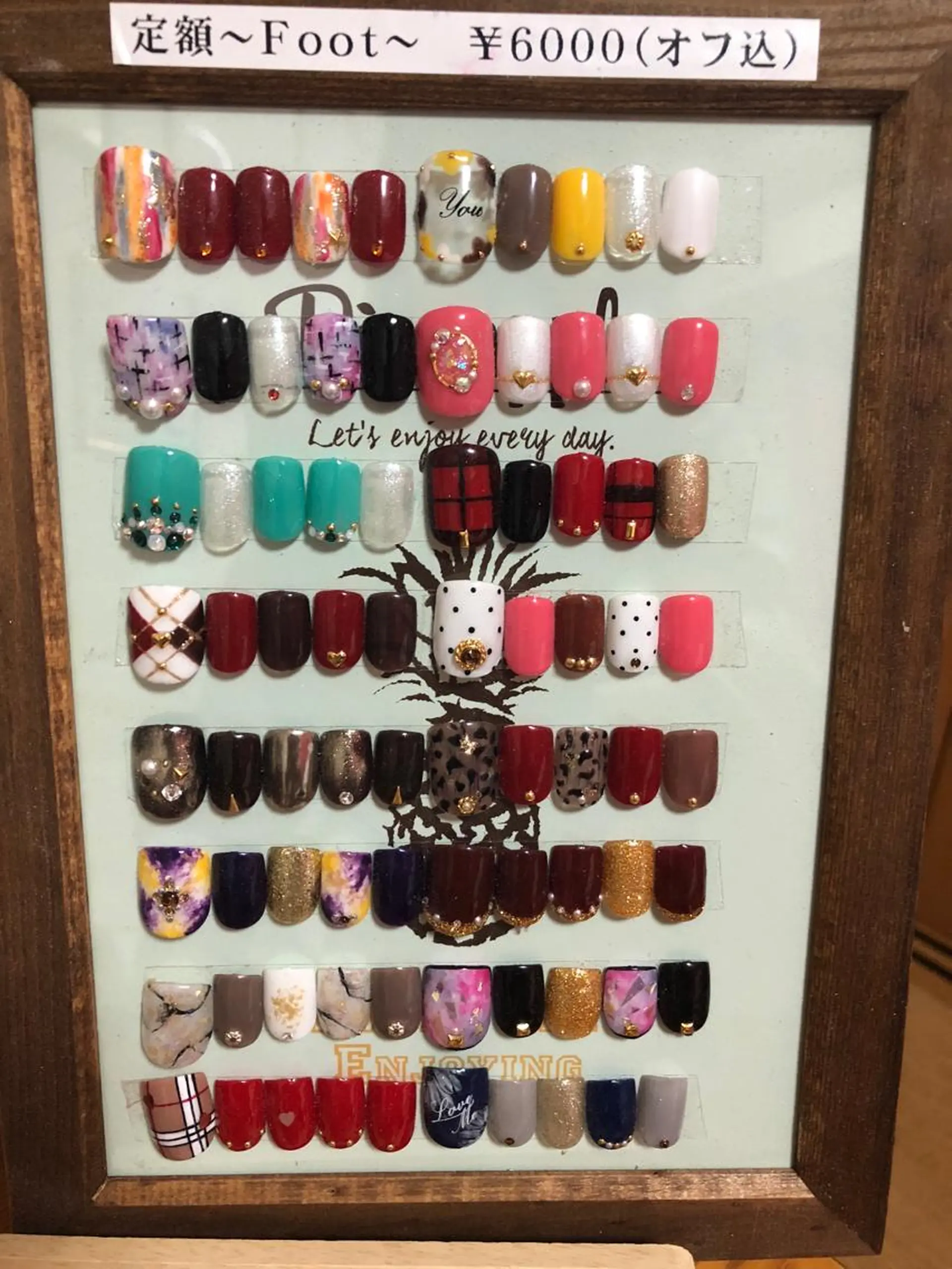 ネイル フットネイル 桜田 麻菜のネイルデザイン