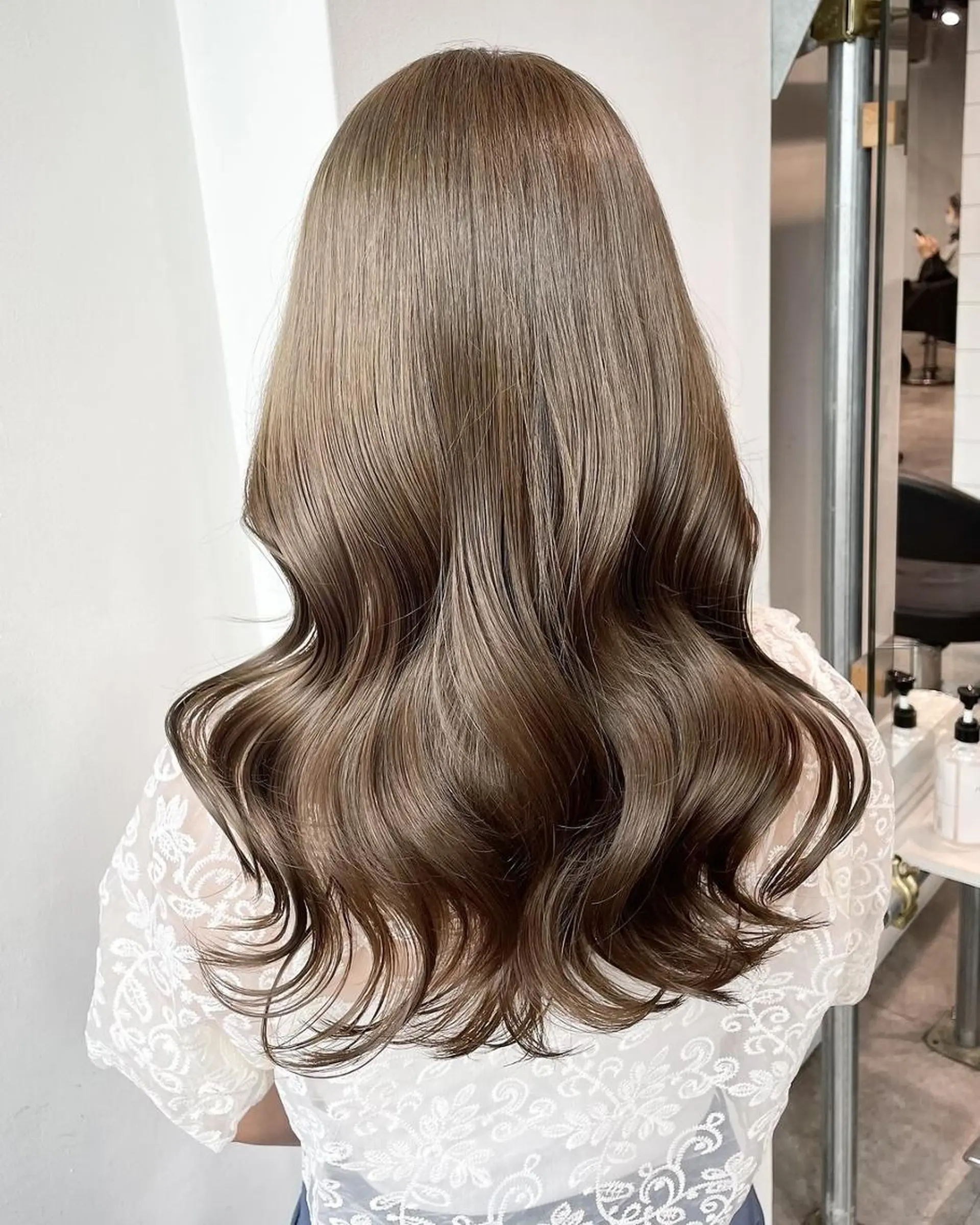 ロング カラー *トレンド韓国スタイ ル🇰🇷モデル募集のヘアスタイル