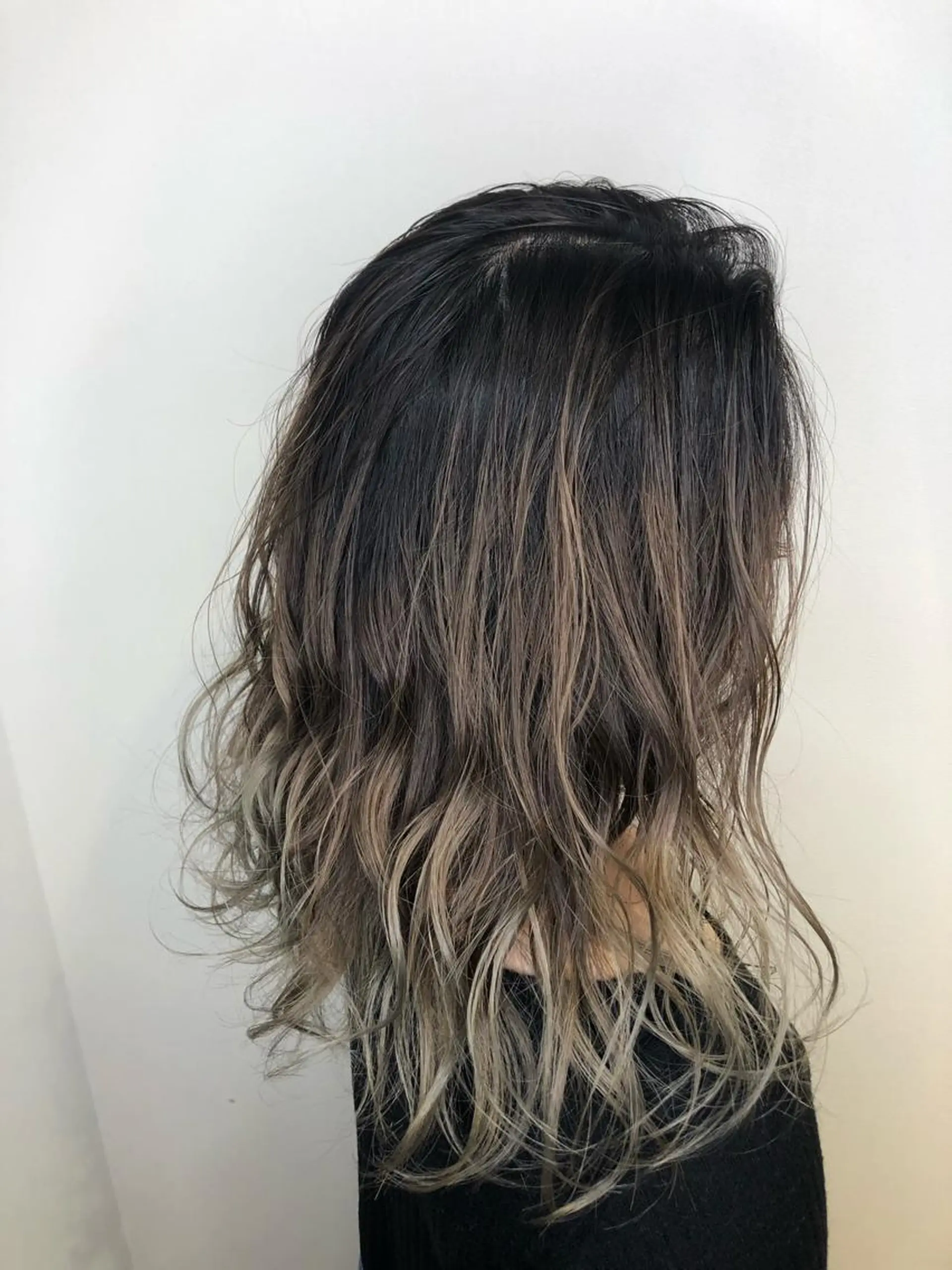 セミロング カラー メンズヘア特化 崎田 成人のヘアスタイル