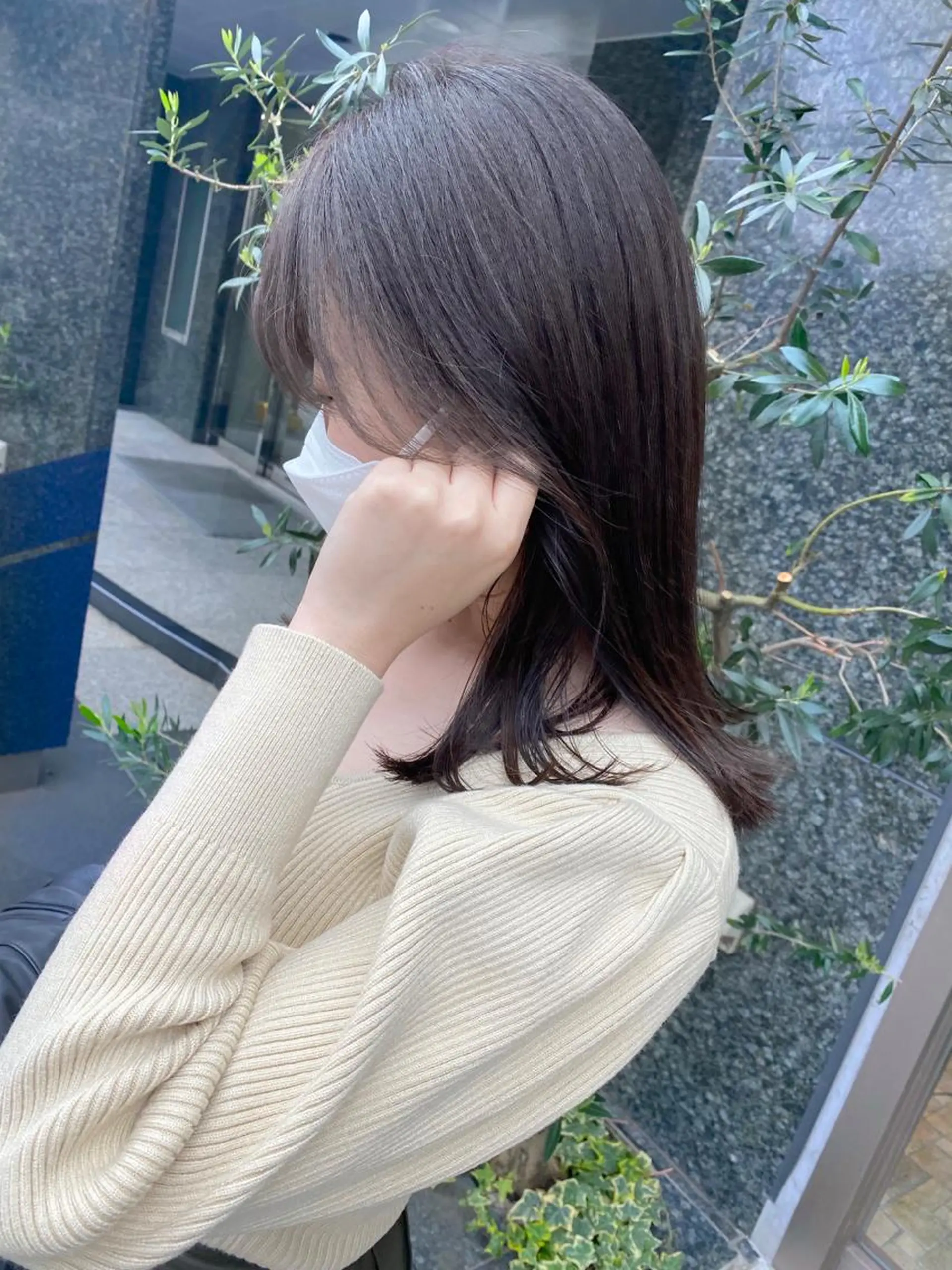 ミディアム カラー ヘアカラー トリートメント ✴︎まえた さやか✴︎のヘアスタイル