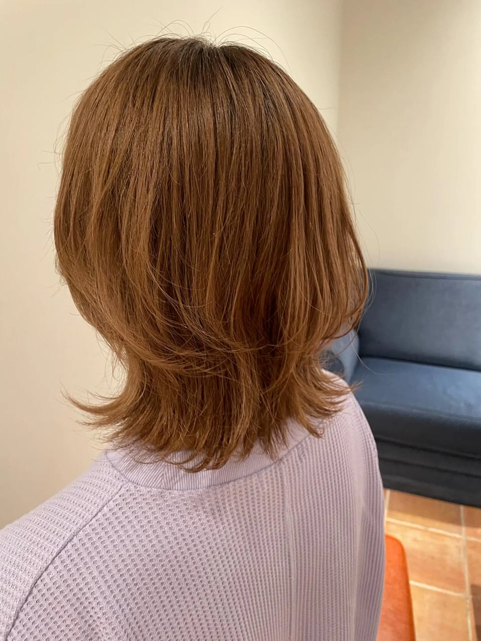 ミディアム ウルフカット レイヤーカット🎀 kanaのヘアスタイル