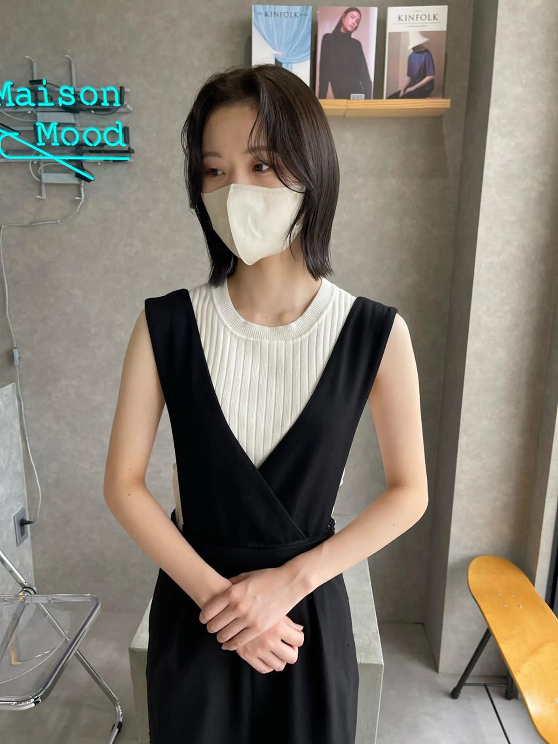 ミディアム 一ノ瀬 暁のヘアスタイル