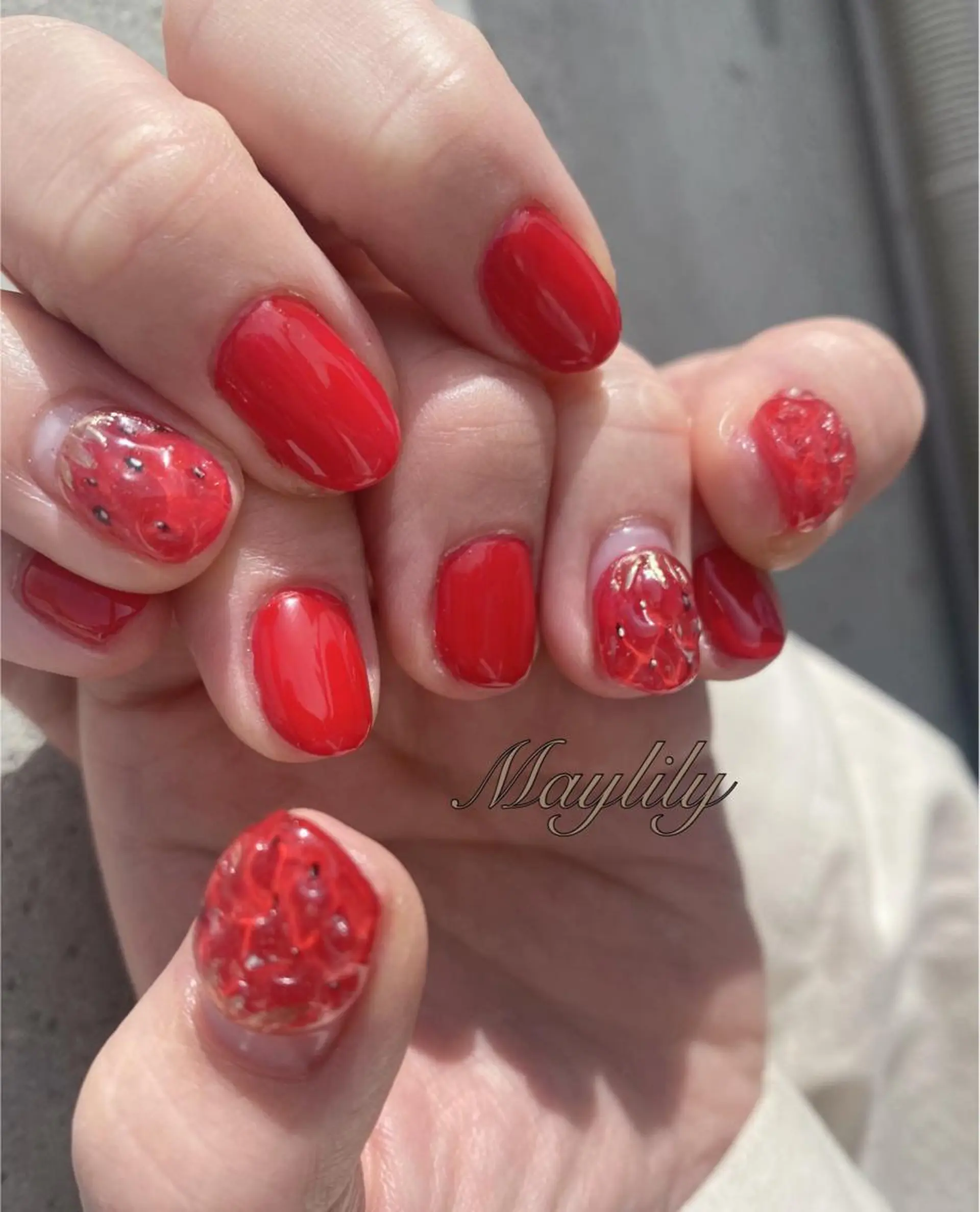 ネイル ハンドネイル Nail care salon Maylily所属・Nail salon Maylilyのネイルデザイン