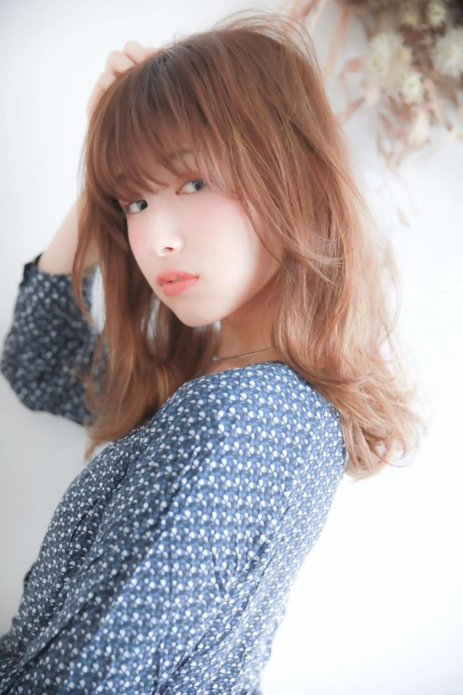 ミディアム カラー マツエク・マツパ 横浜Bob美容師🤎 ERINAのヘアスタイル