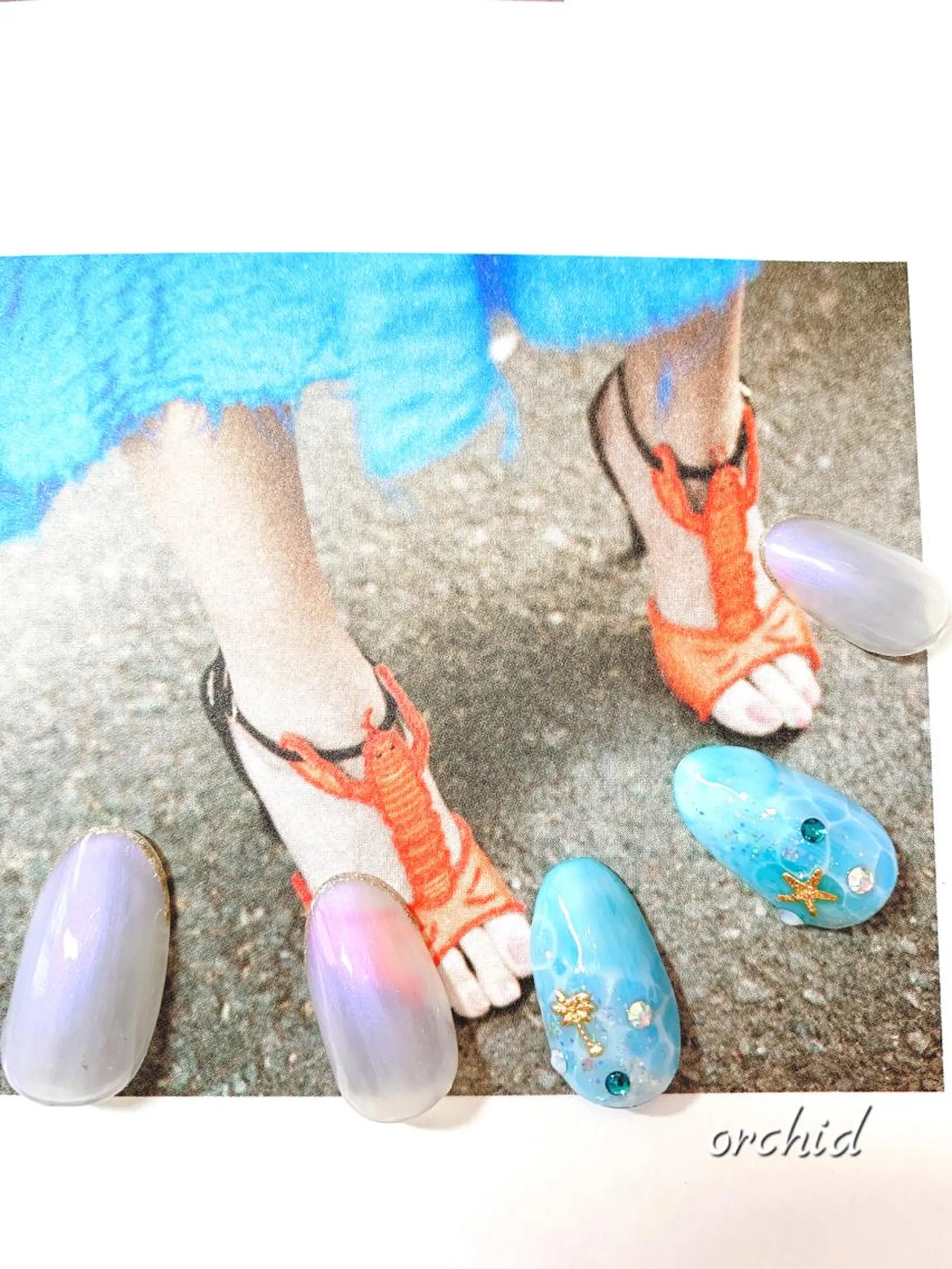 ネイル orchid ♡オーキッドのネイルデザイン