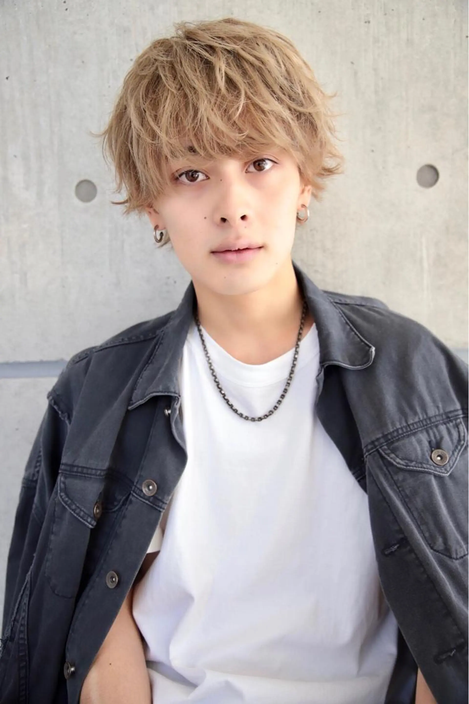 ショート カラー ヘアアレンジ メンズ カット ヘアカラー トリートメント ヘッドスパ ヘアセット ✨【公式】渋谷メンズ サロン BLUCK✨のヘアスタイル