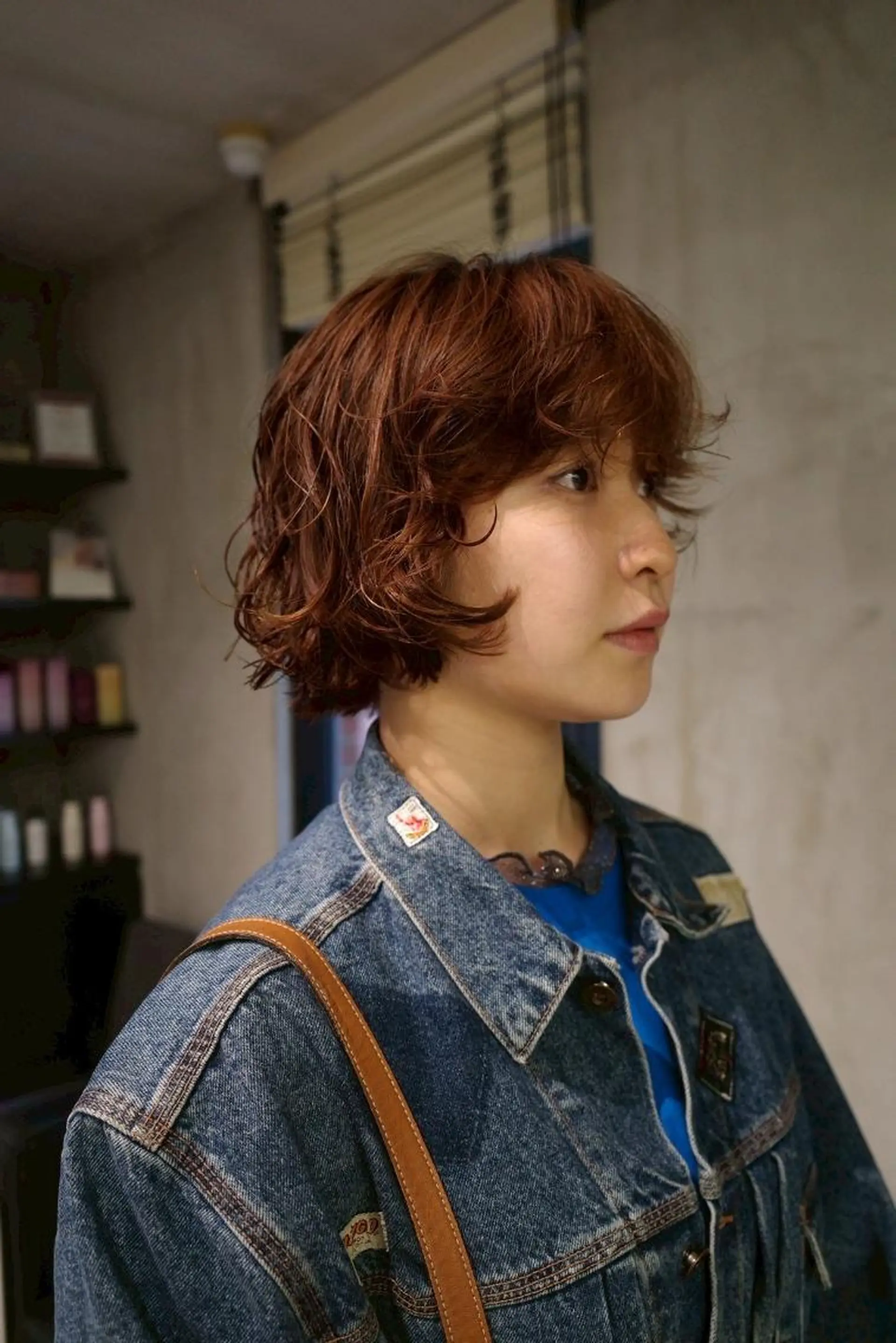 ミディアム ミディアムパーマ ボブ 今井 陽南子のヘアスタイル