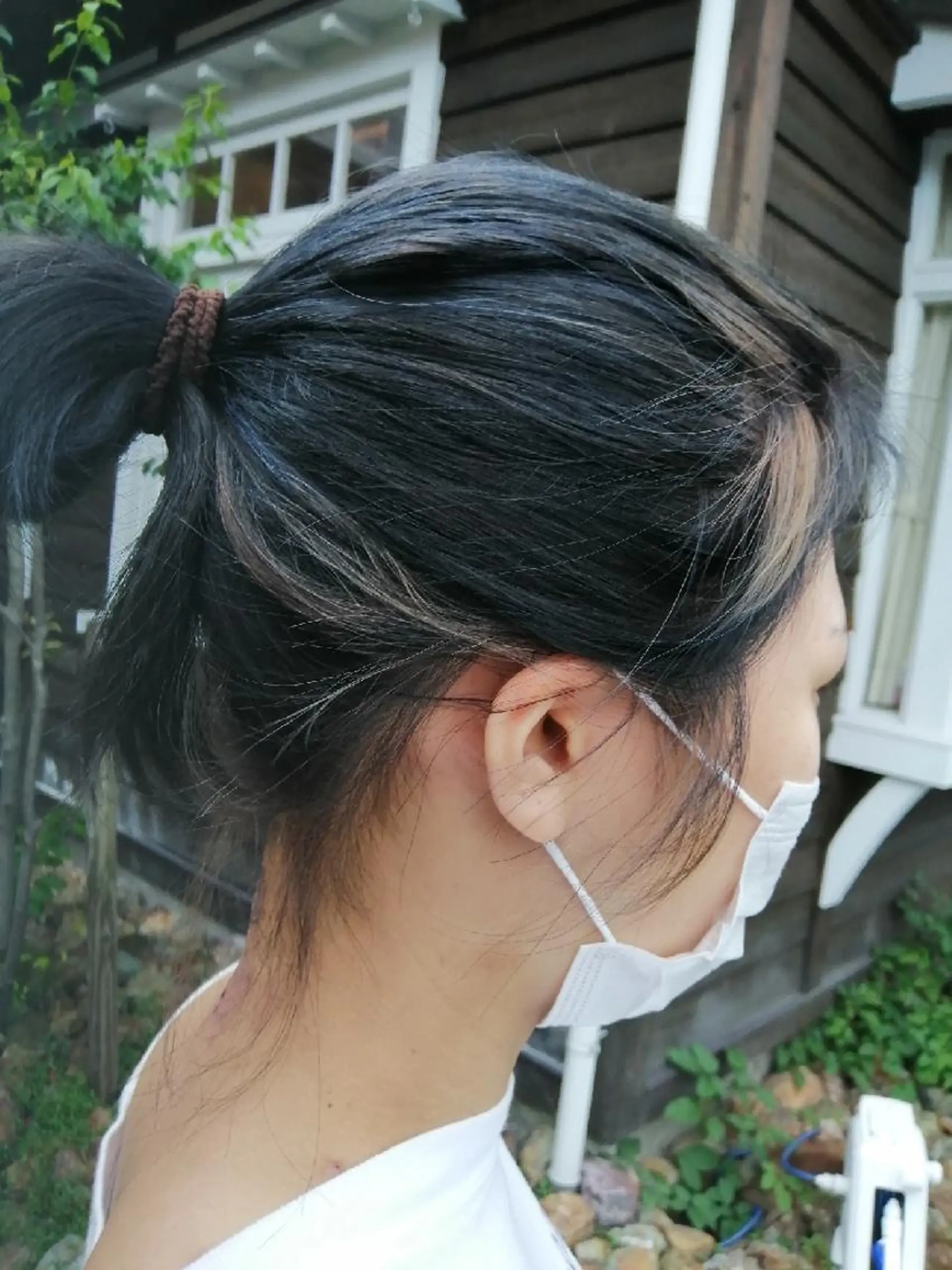 ミディアム カラー 足立 悠輔のヘアスタイル