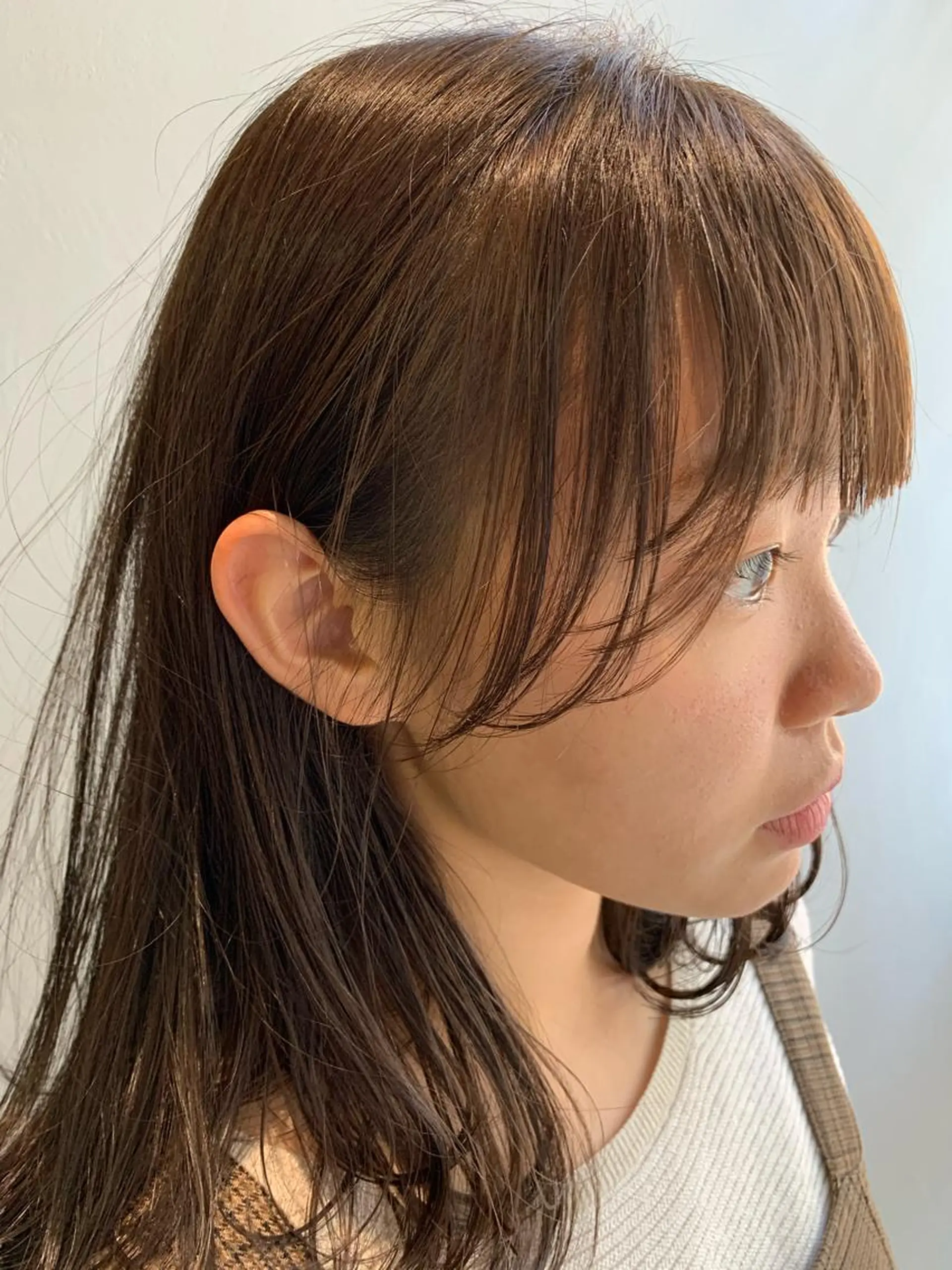 セミロング カラー カット ヘアカラー トリートメント ヘアセット 🍃柔らかヘアー田中 瑞希🍃のヘアスタイル