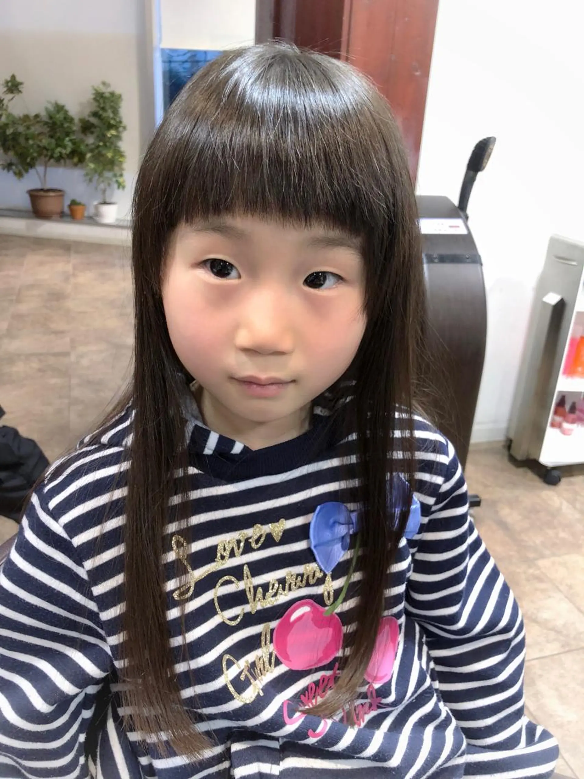 セミロング 星 沙織のヘアスタイル