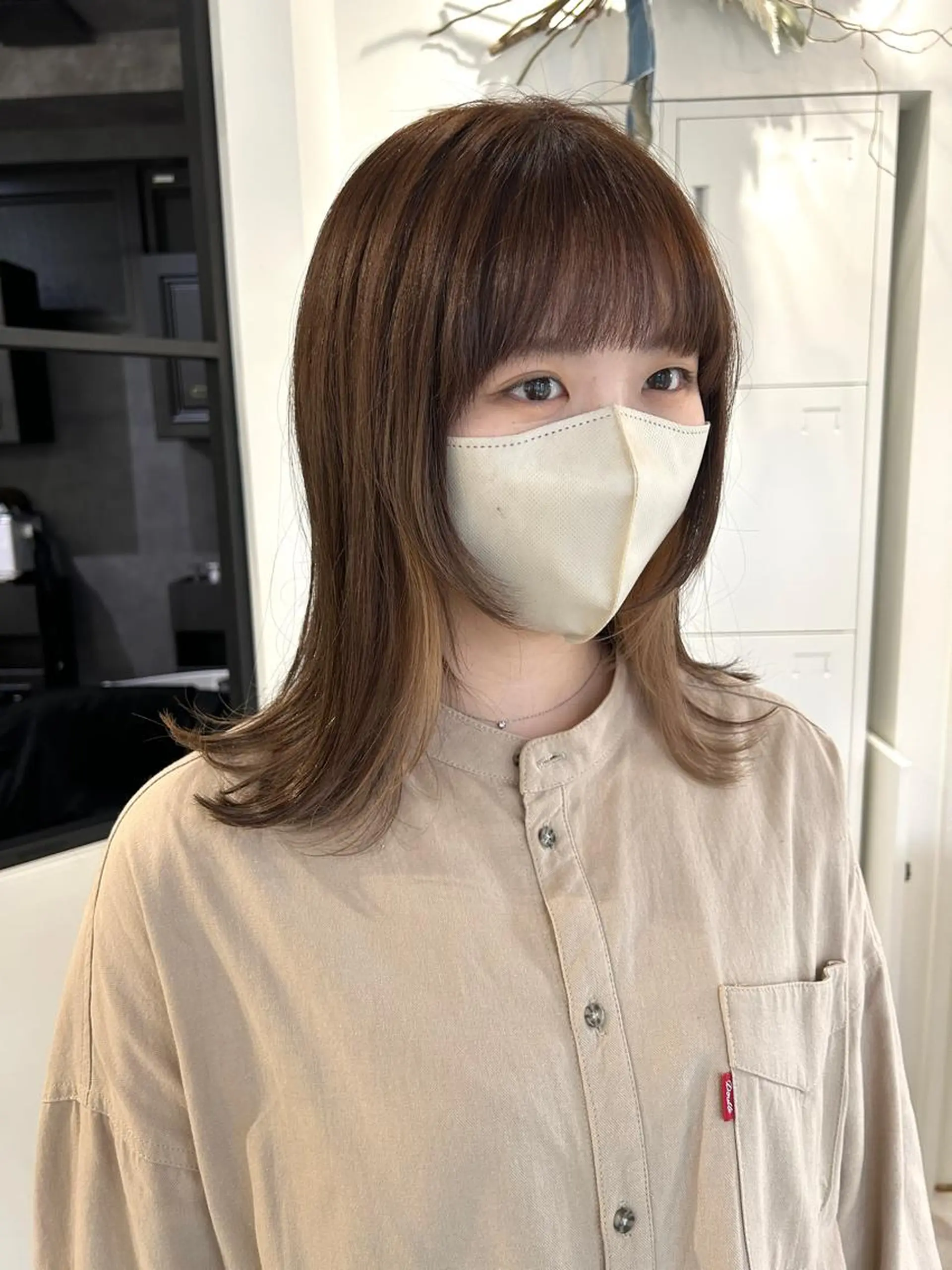 カラー 河野いずみ レイヤー/ボブ 🤍のヘアスタイル