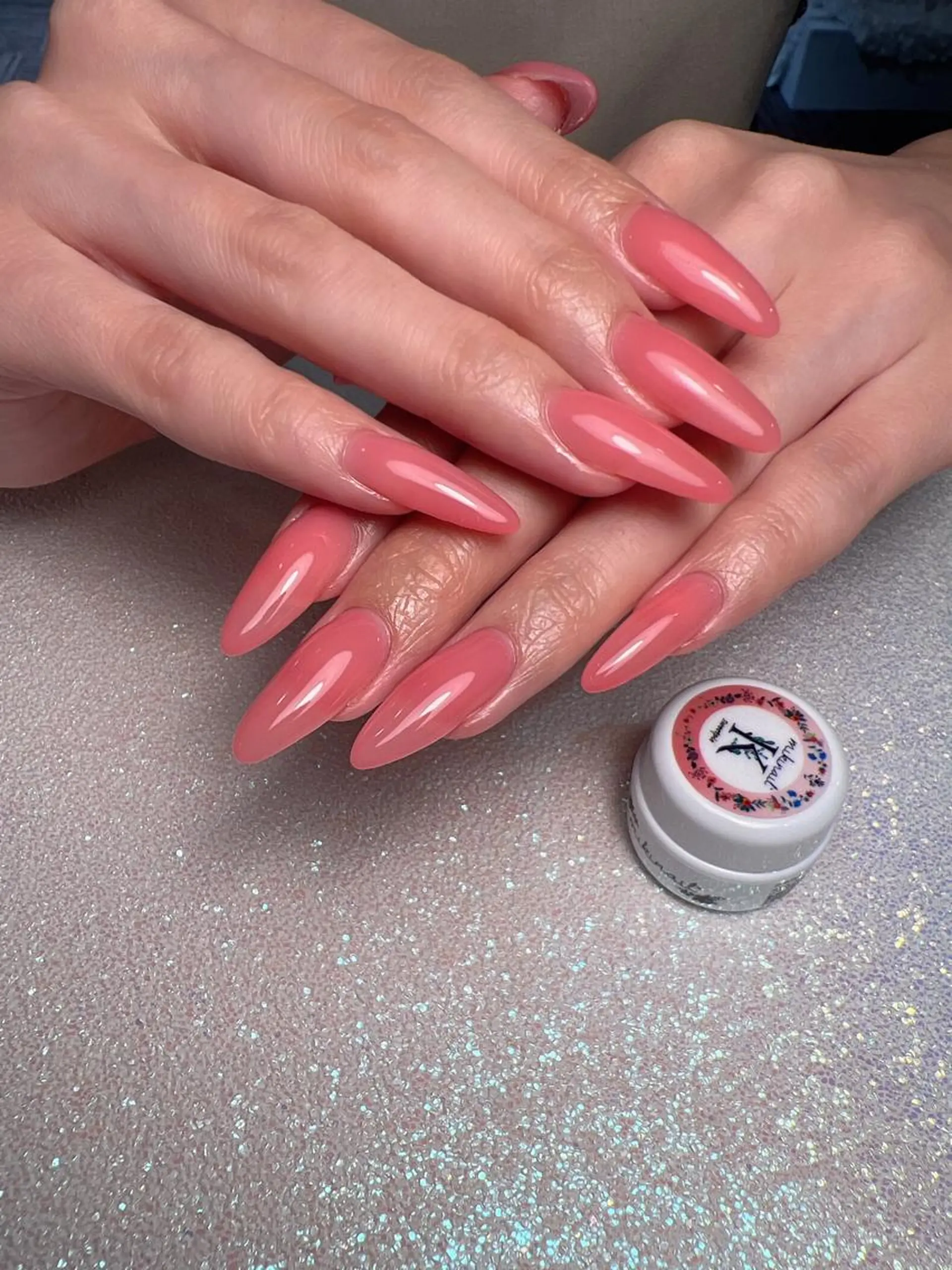 カラー ネイル アートネイル 長さ出し フラッシュネイル ジェルネイル 氷ネイル・うるうるネイル You&Me Yukiのネイルデザイン