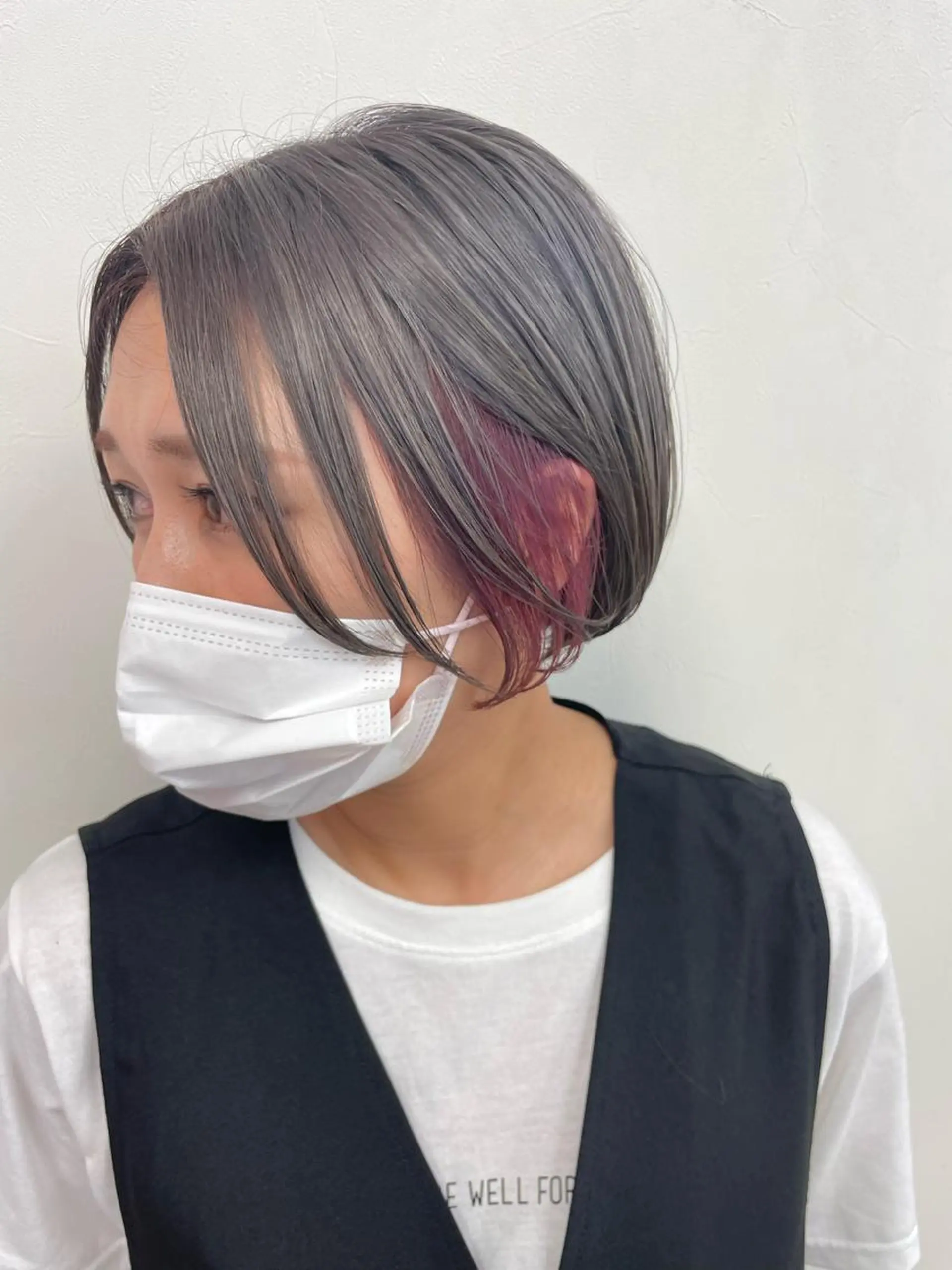 ショート カラー コレットヘアー 田中アヤノのヘアスタイル