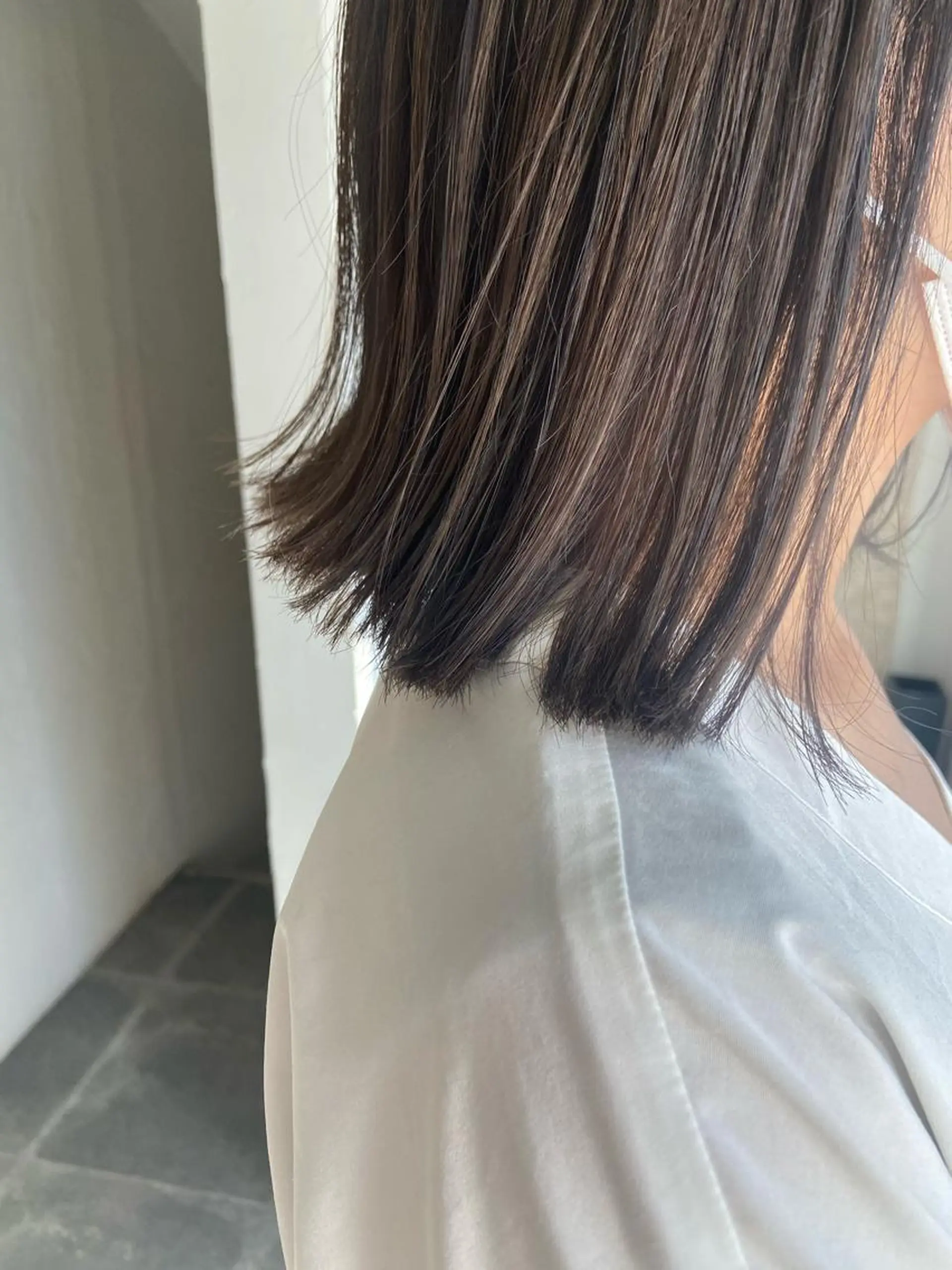 ミディアム カラー ヘアアレンジ バレイヤージュ グラデーションカラー ハイライトカラー ハイライト レイヤーカット ヘッドスパで脳を 整える✨chacoのヘアスタイル