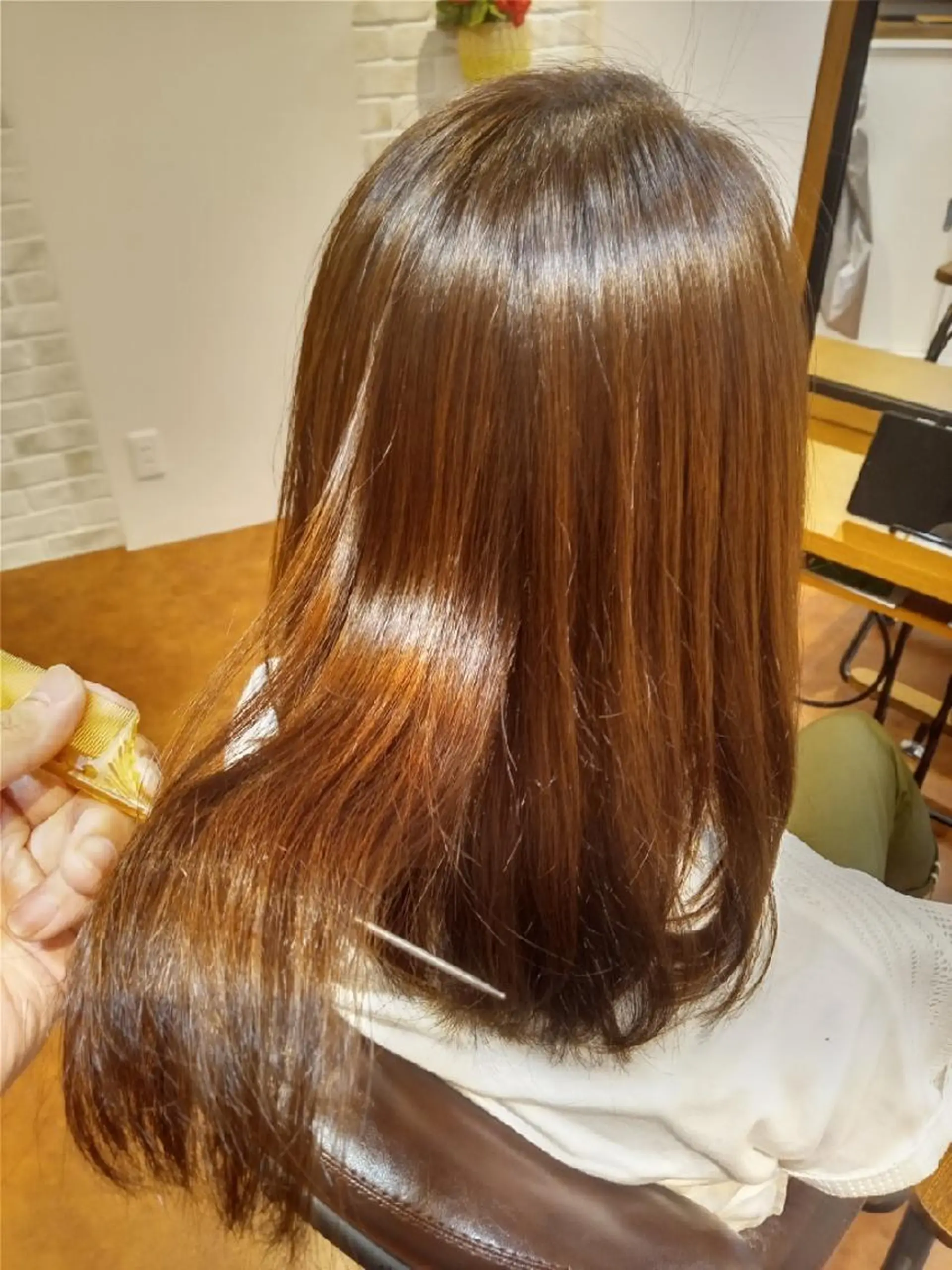 ロング カット 縮毛矯正 トリートメント Ricos所属・佐久間 将のヘアスタイル