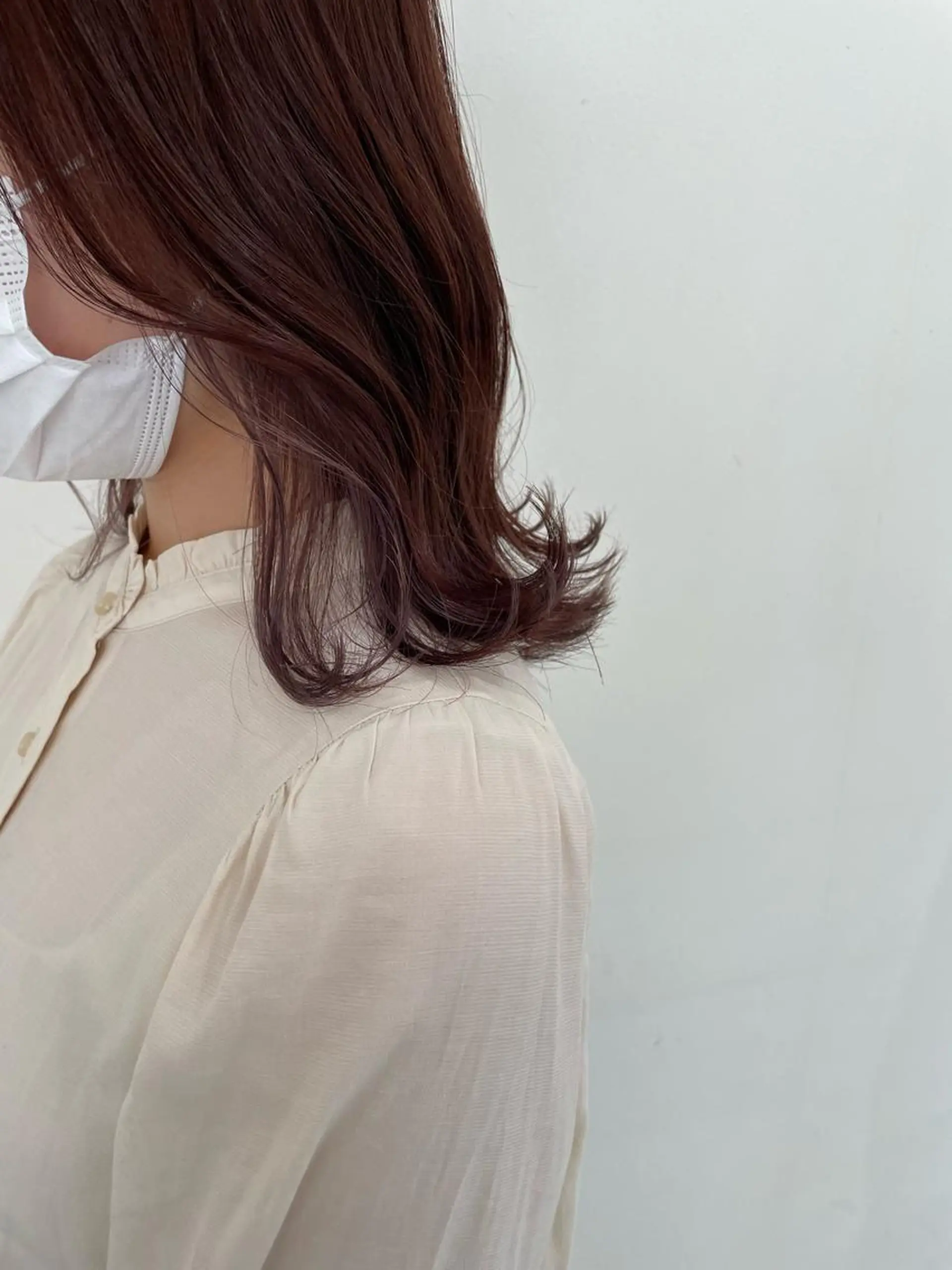 ショート カラー イヤリングカラー ラベンダーカラー 金井愛華 【monolith】のヘアスタイル