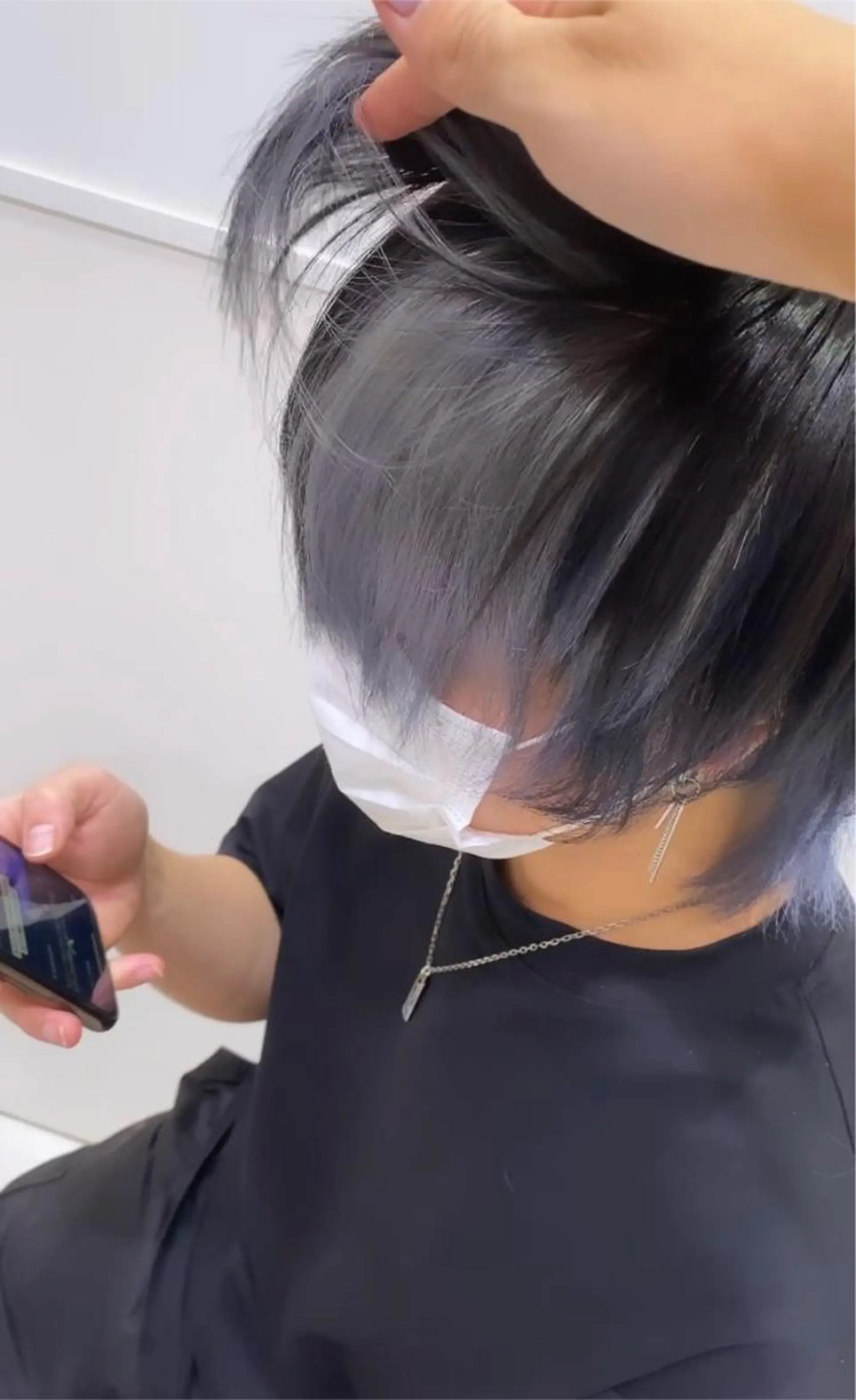 ミディアム カラー メンズ ヘアカラー ハイトーン特化🌟 カワシマシュンスケのヘアスタイル