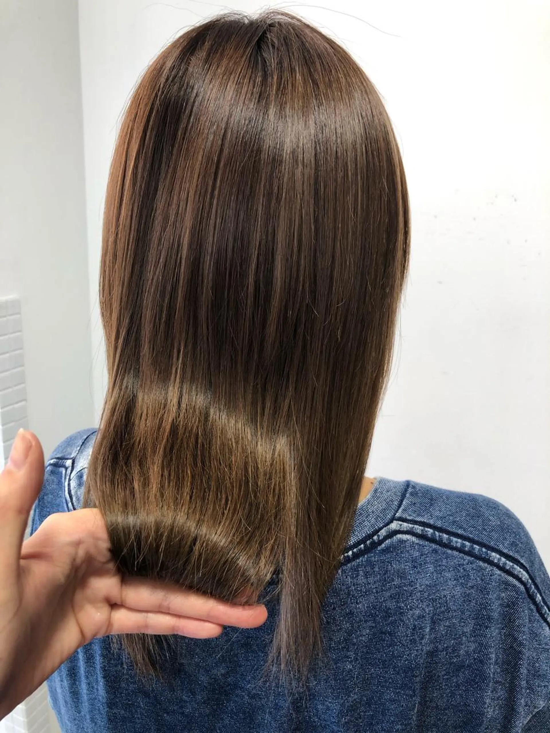 ミディアム 髪質改善 星 沙織のヘアスタイル