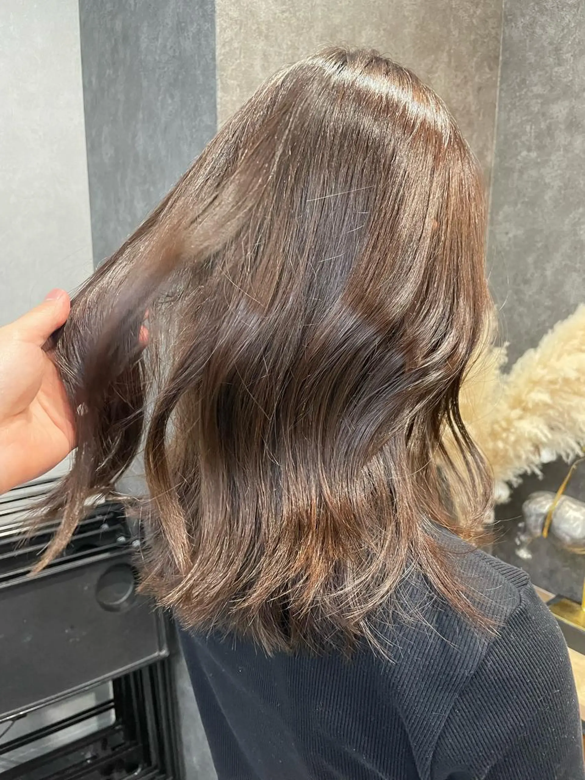 ミディアム カラー いなみね はるきのヘアスタイル