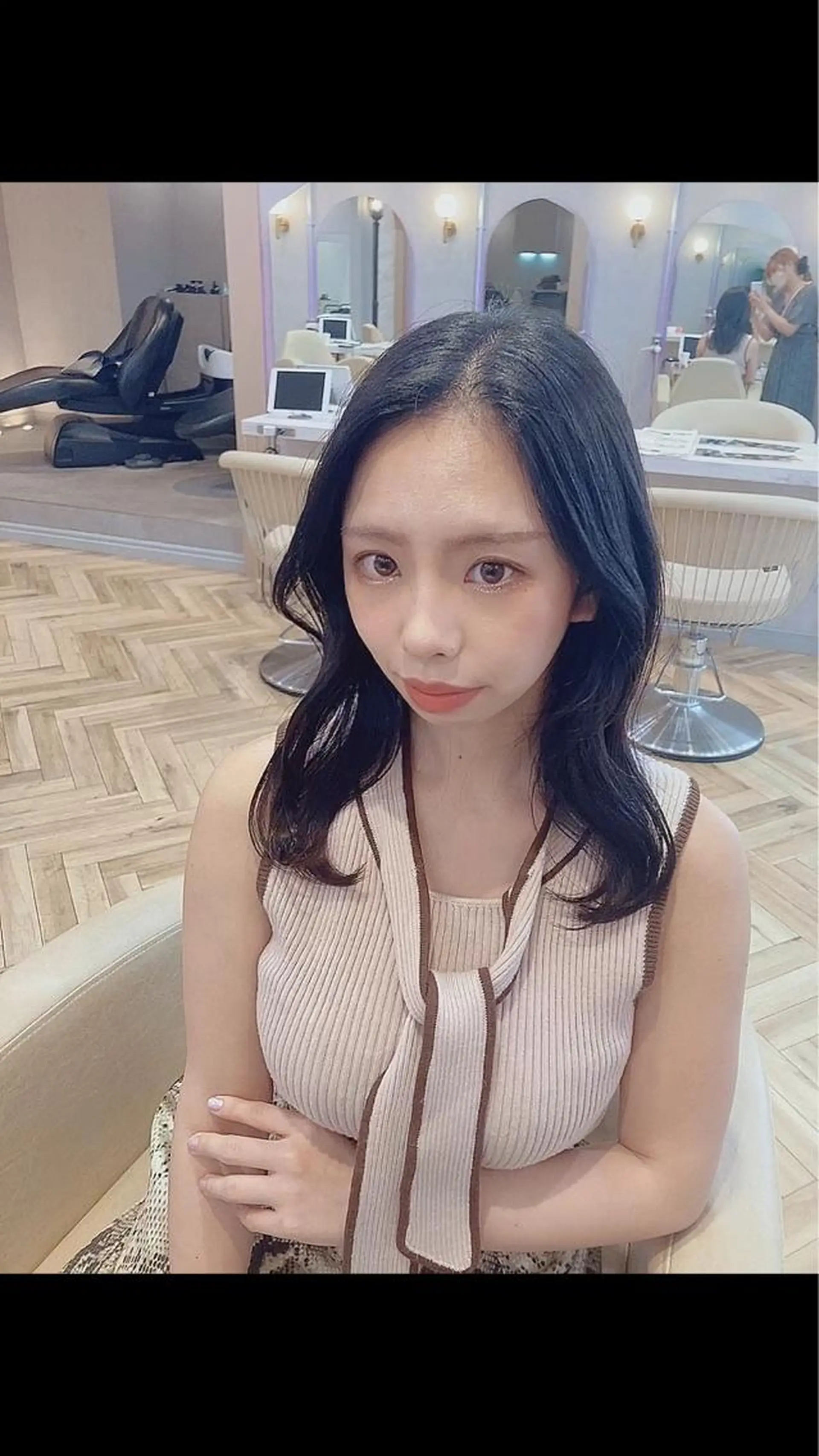 ミディアム カラー 韓国風ヘア 🩷韓国ヘア/ヨシン モリ🩷Maikaのヘアスタイル