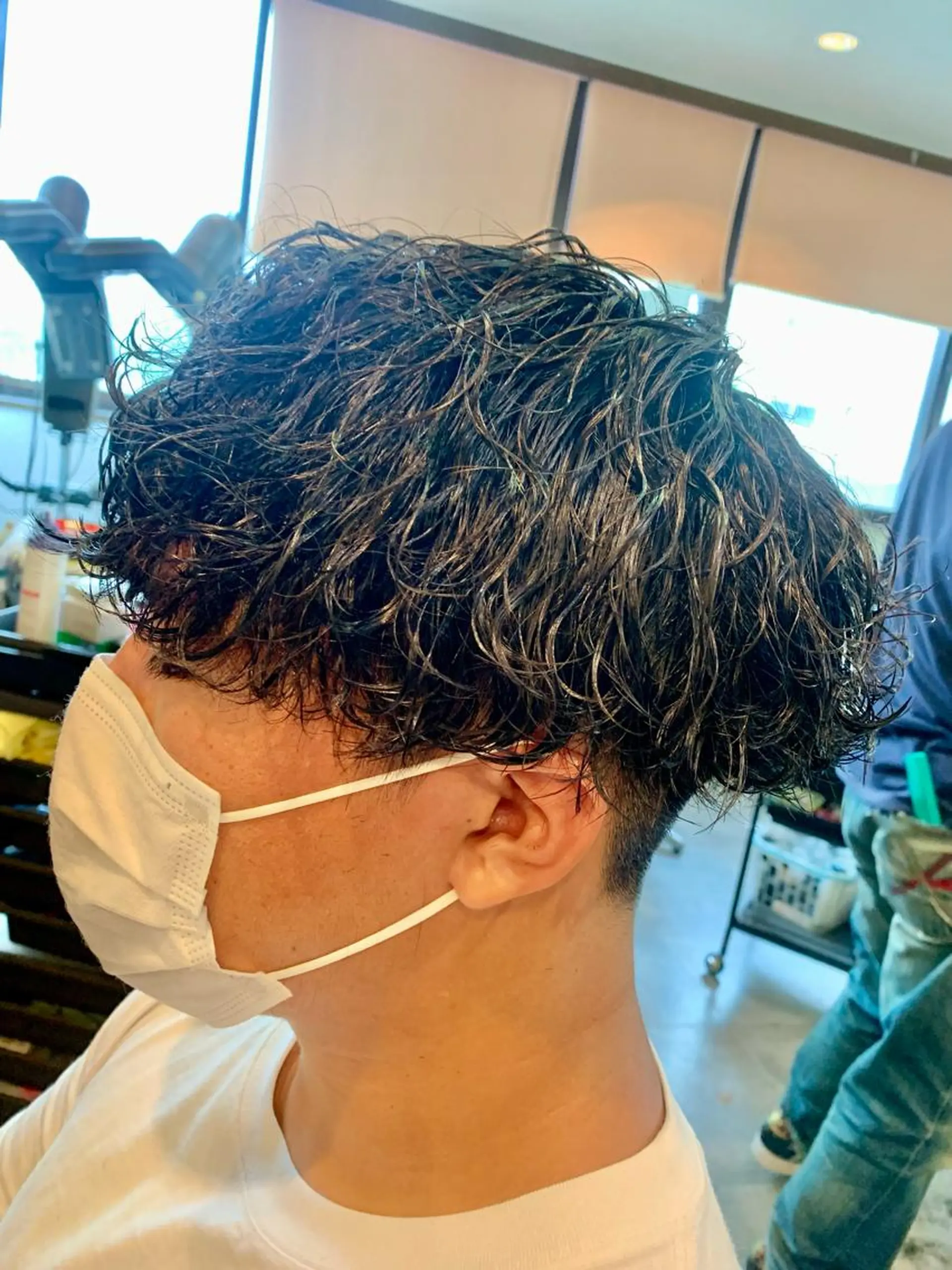 パーマ メンズ メンズパーマ 波巻きパーマ スパイラルパーマ カット パーマ stylist 静音「LEON」のヘアスタイル