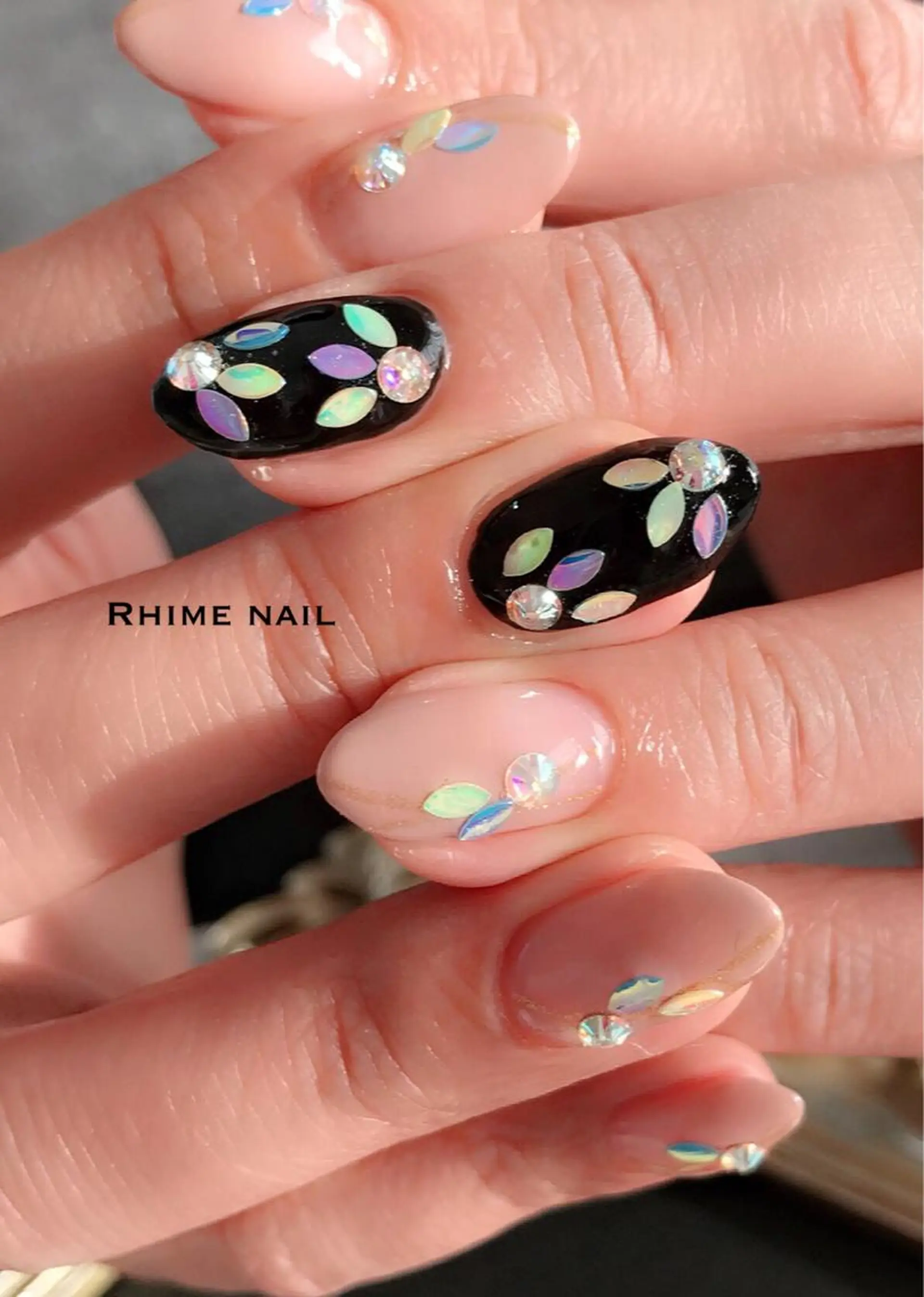 ネイル アートネイル グラデーション オフィスネイル ワンカラーネイル シンプルネイル Rhime nail ライムネイルのネイルデザイン