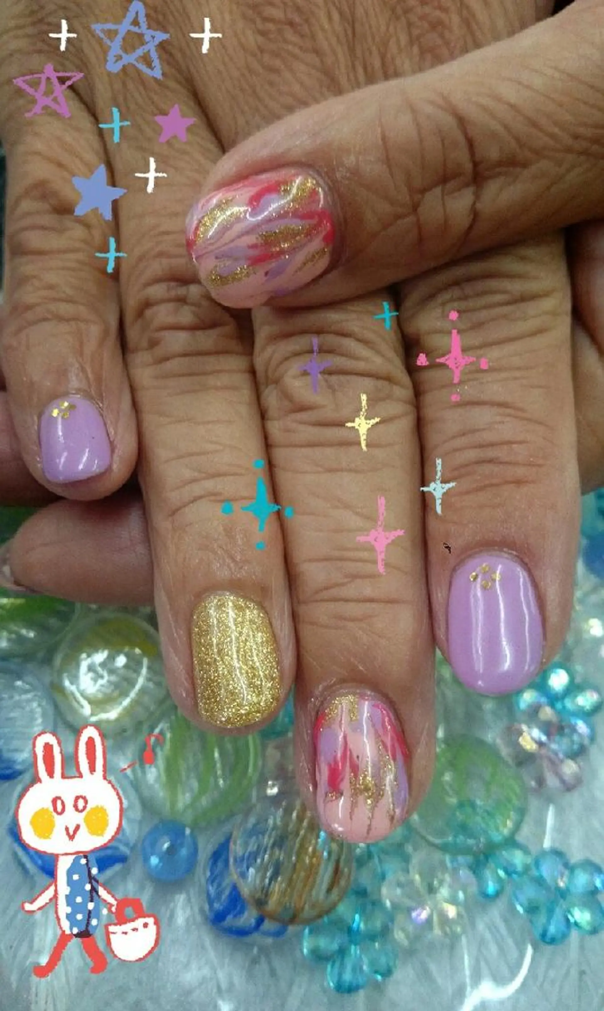 ネイル 與儀 知佳のネイルデザイン