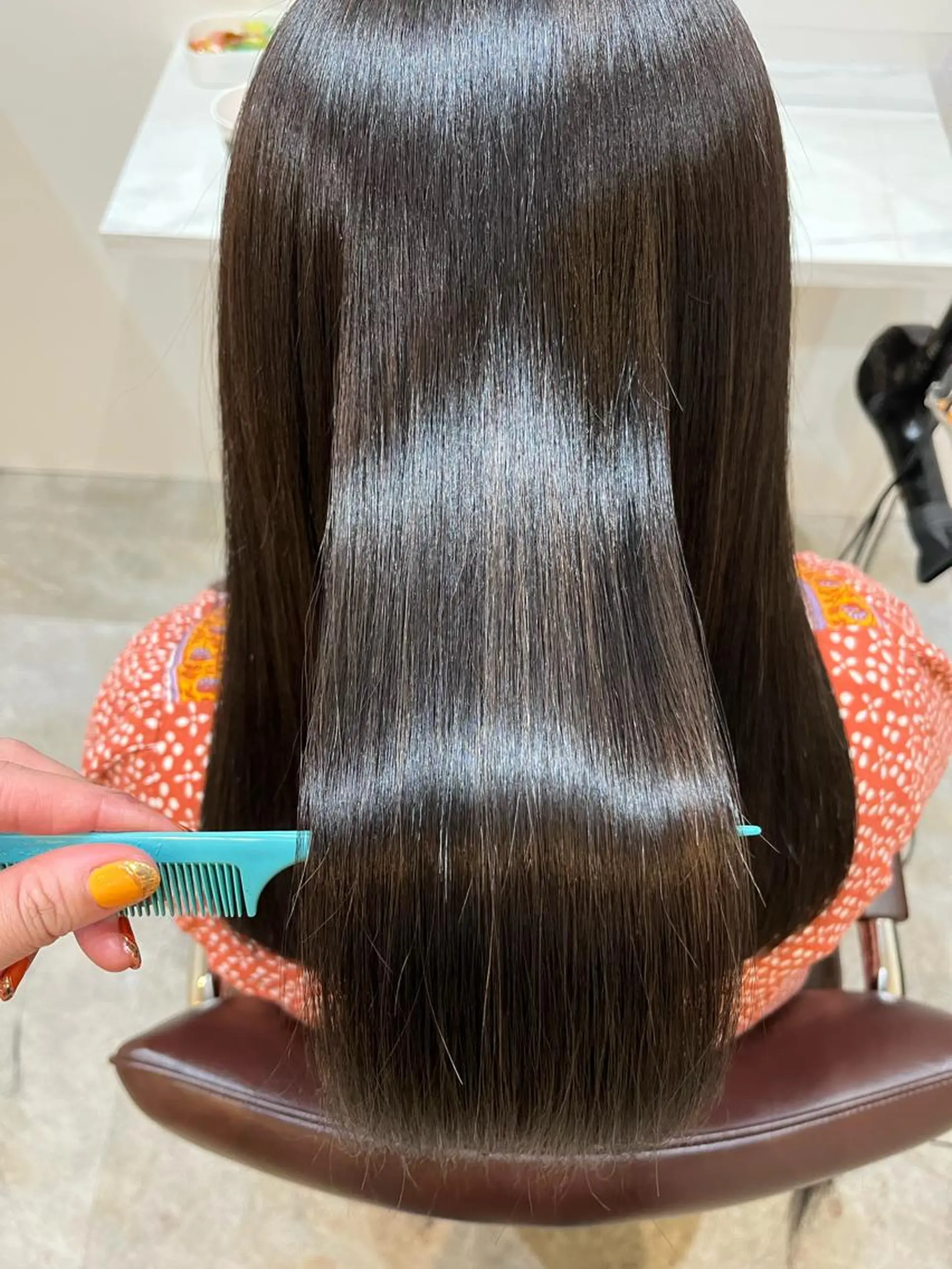 ロング カット ヘアカラー トリートメント 【髪質改善 艶髪】 布川 莉穂のヘアスタイル