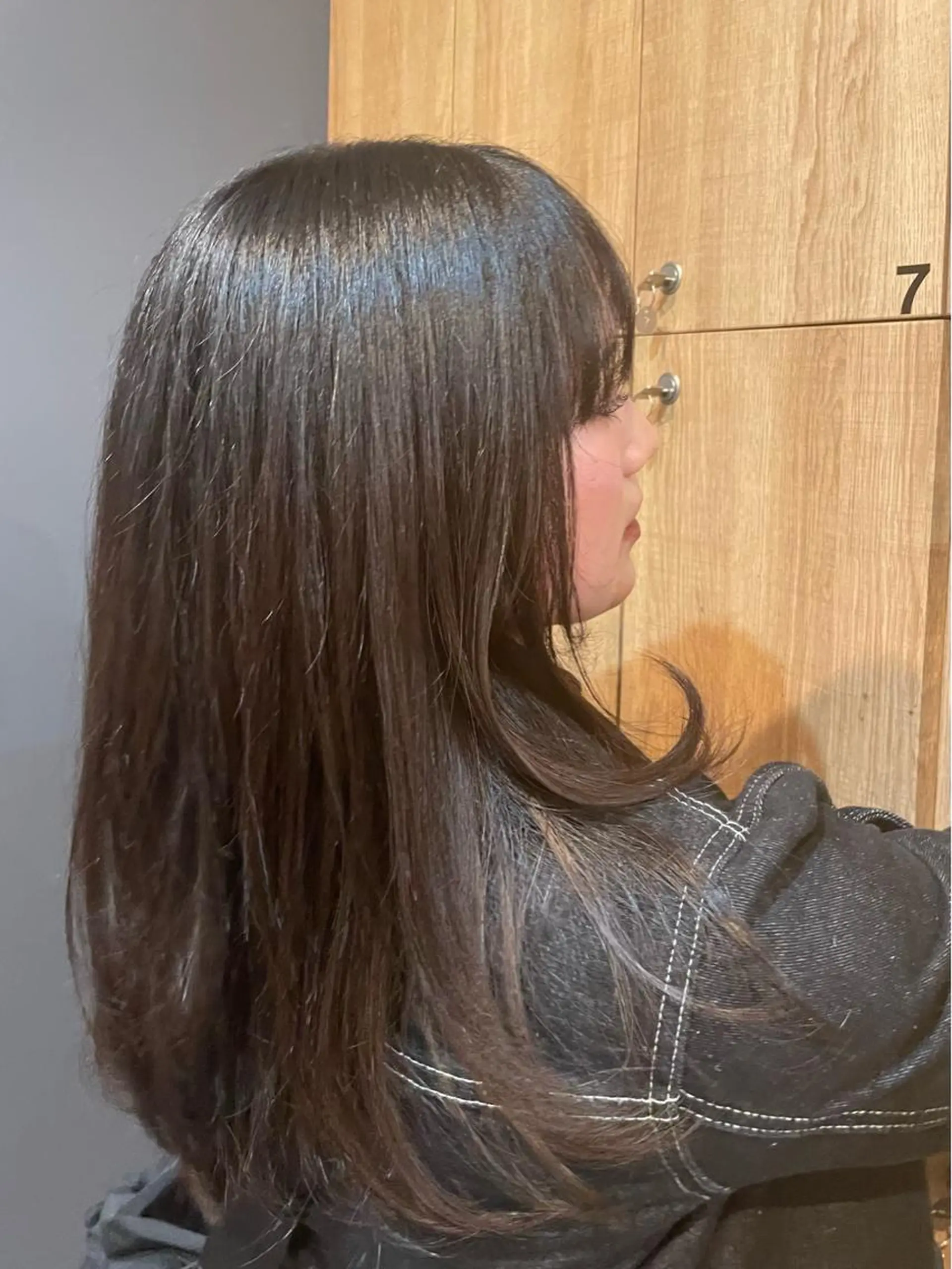 ロング 鎌取/透明感カラー /ボブ/顔まわりのヘアスタイル