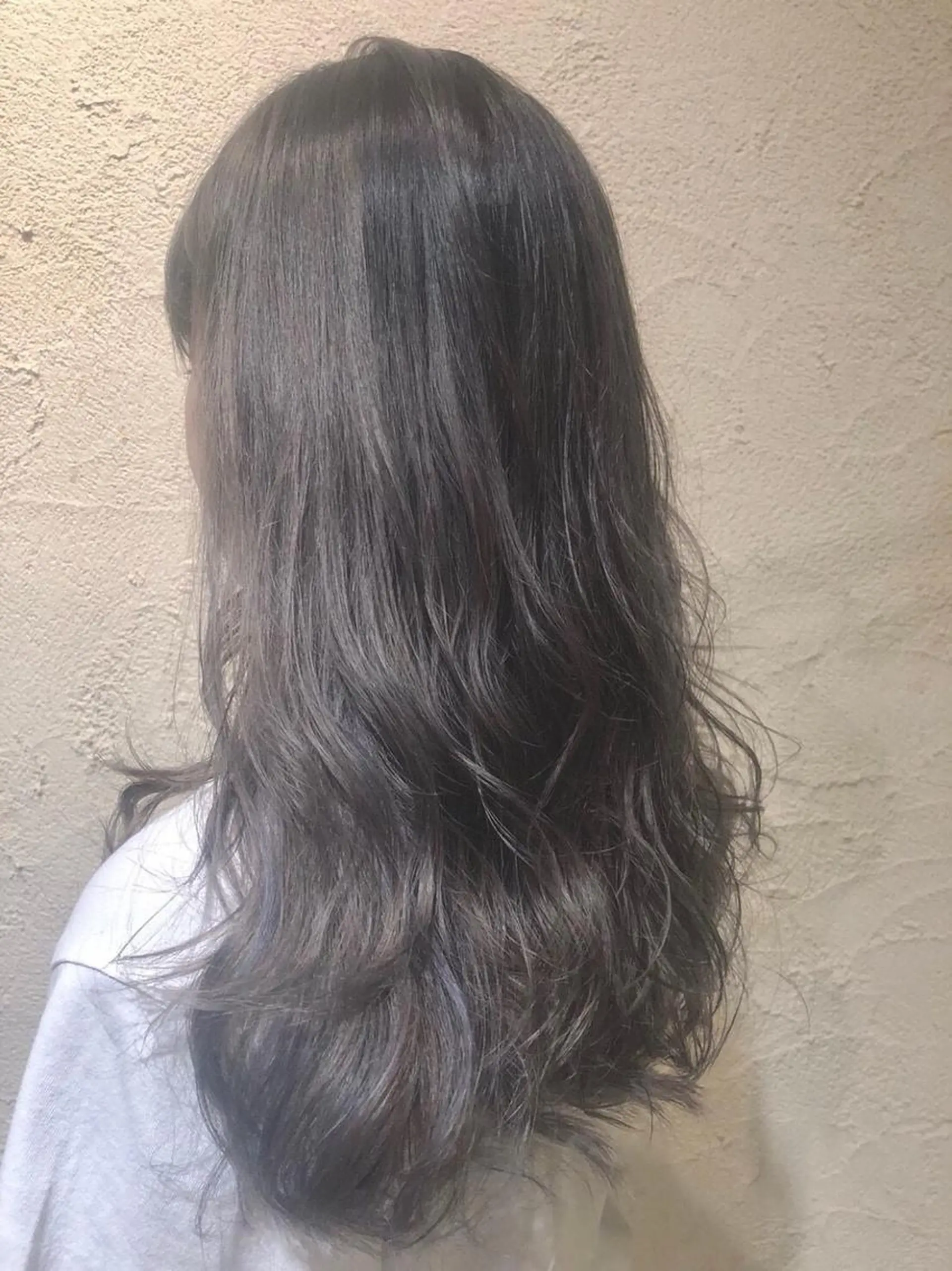 カラー シールエクステ/ ハイトーンカラーのヘアスタイル