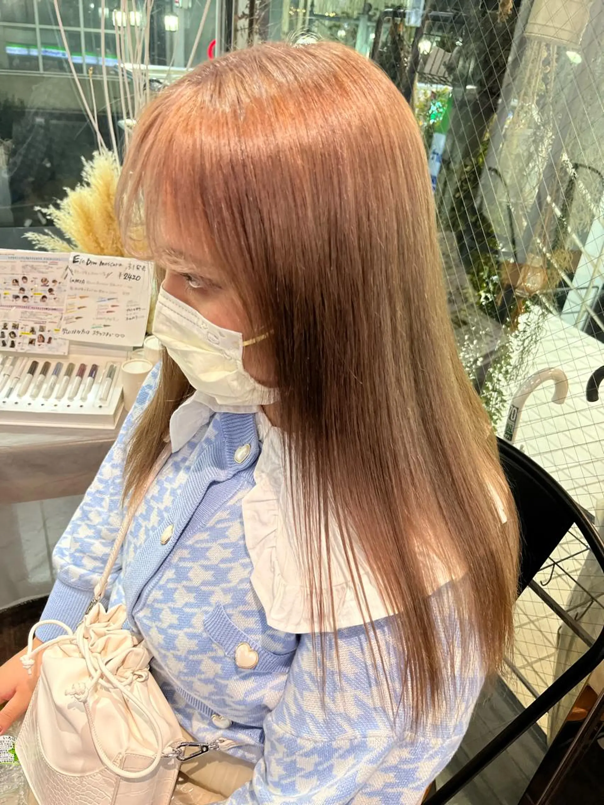 ロング カラー 💖デザインカラー/ タダ ハナカ💖のヘアスタイル