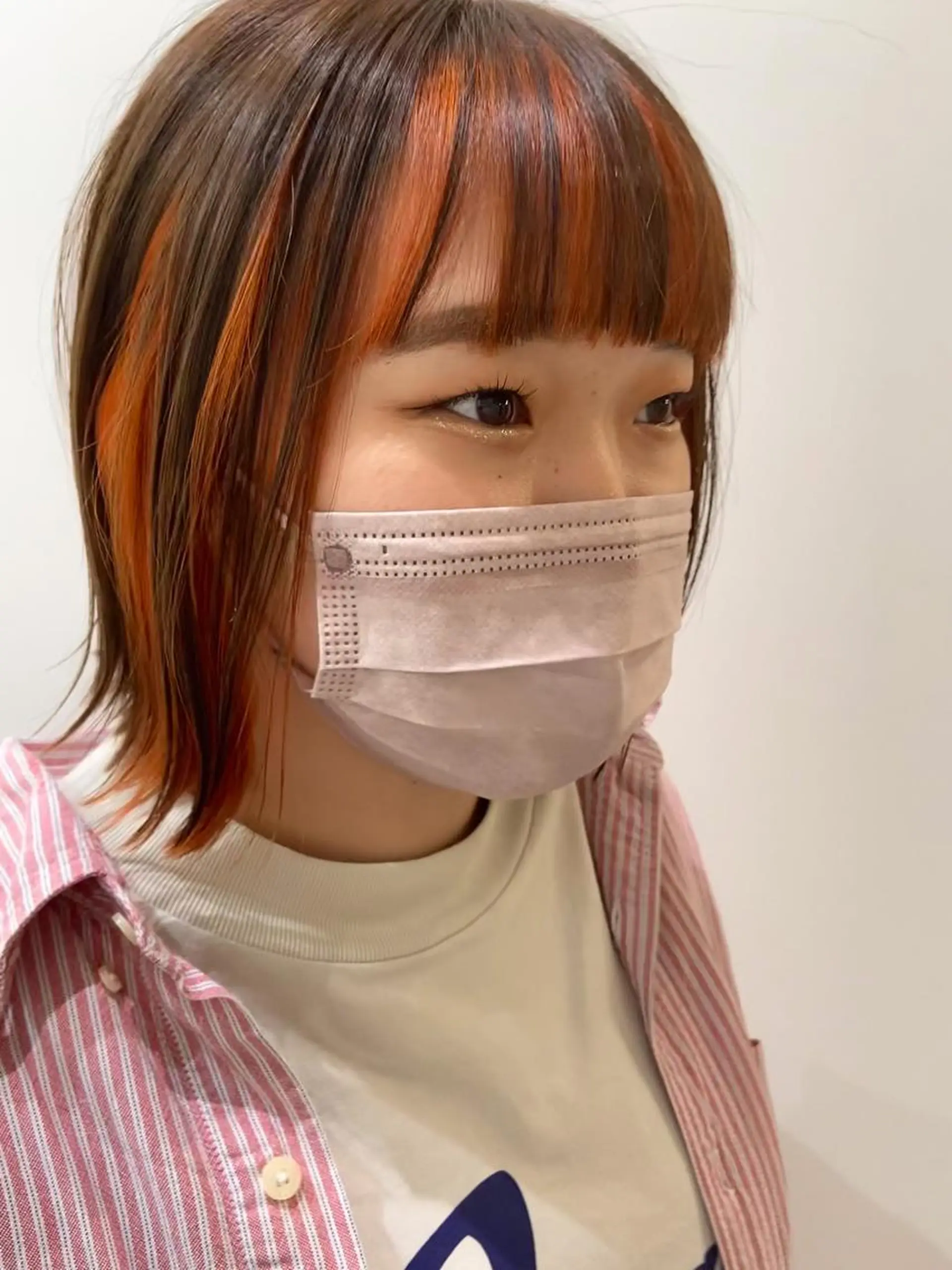 ショート カラー 田中 あやなのヘアスタイル