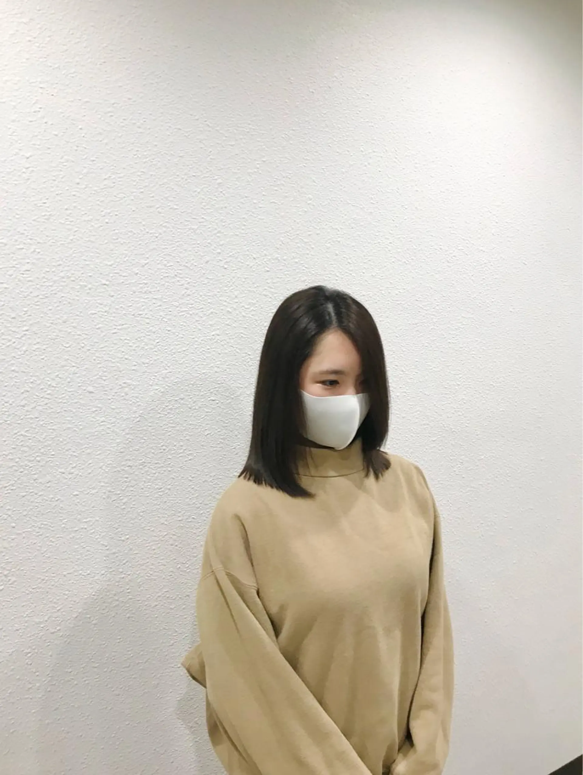 ミディアム 石田 有矢のヘアスタイル