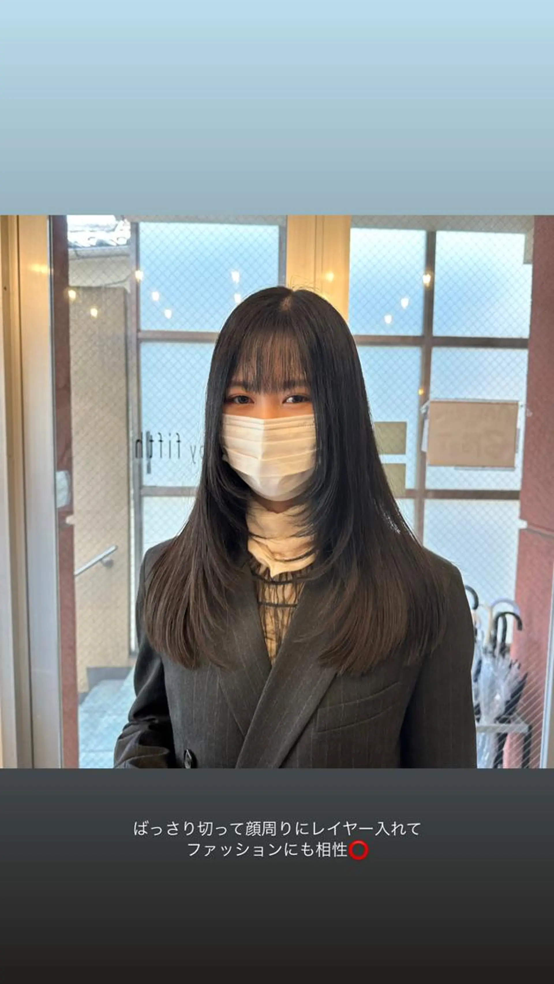 ロング カラー fifth所属・センターパート／マッ シュ／パーマ　あさみのヘアスタイル