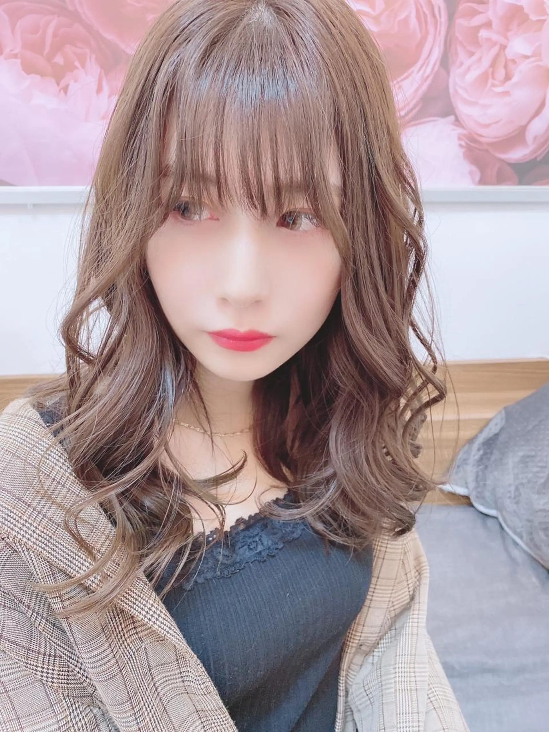 ロング カラー ベージュカラー ブラウンカラー ブラウンベージュ ハットリ ユウイチのヘアスタイル