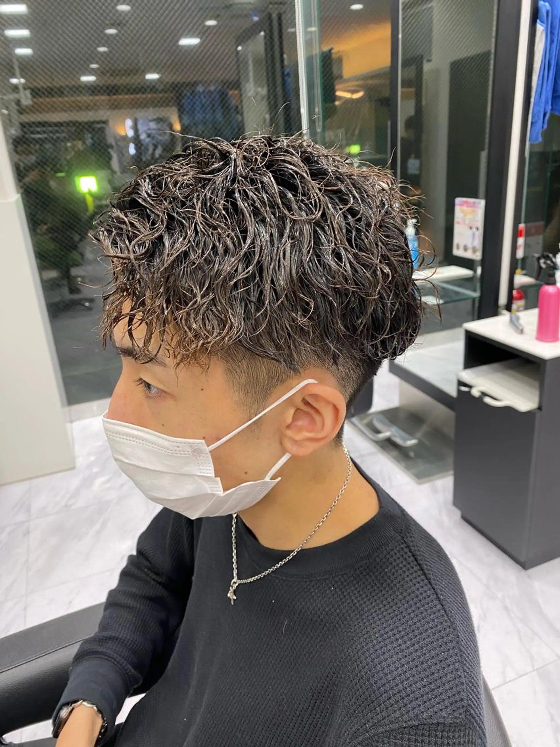 カラー パーマ メンズ Luce 杉本のヘアスタイル