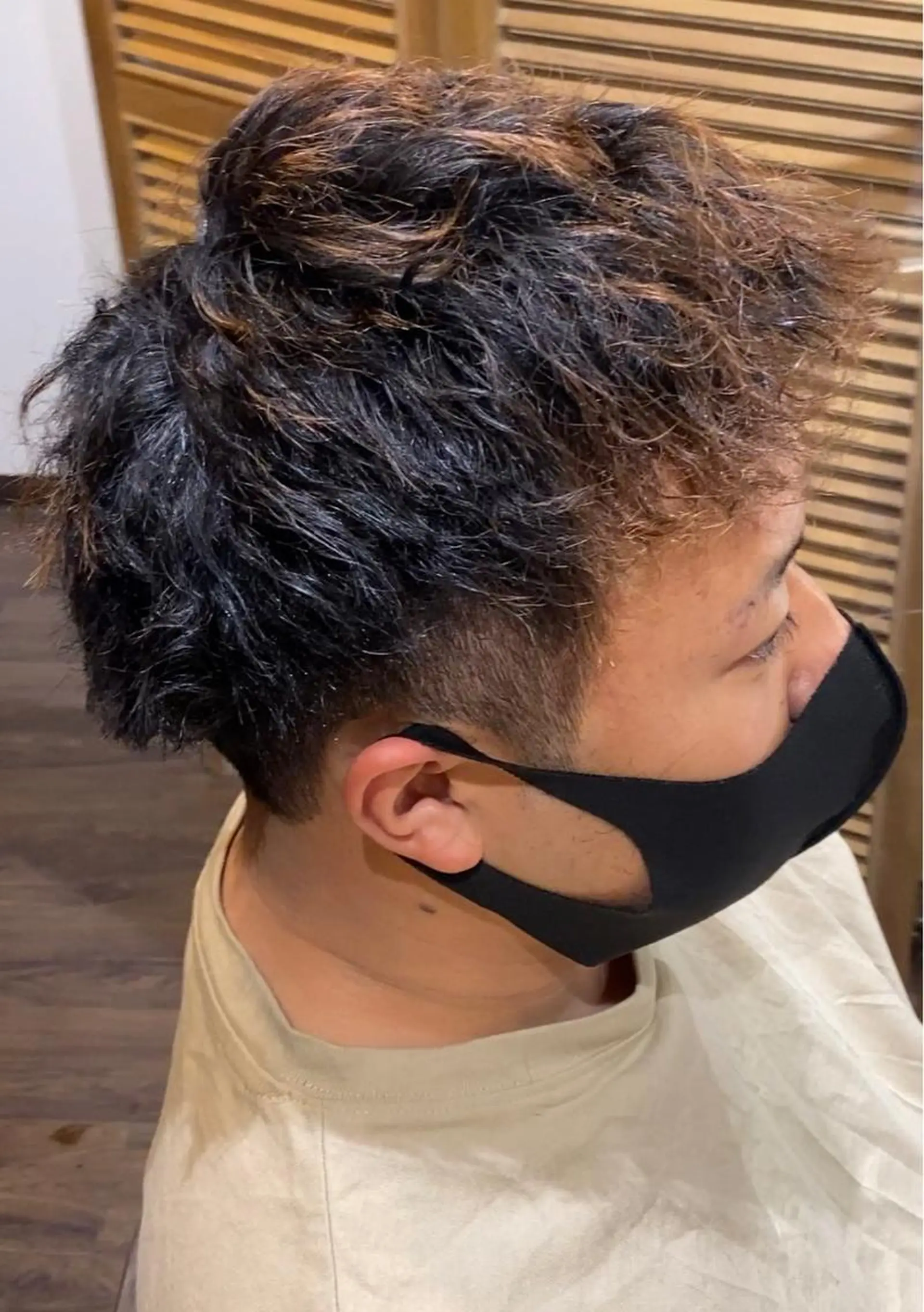 メンズ マッシュ メンズパーマ メンズツイストパーマ ツイストパーマ 谷口 雅門のヘアスタイル